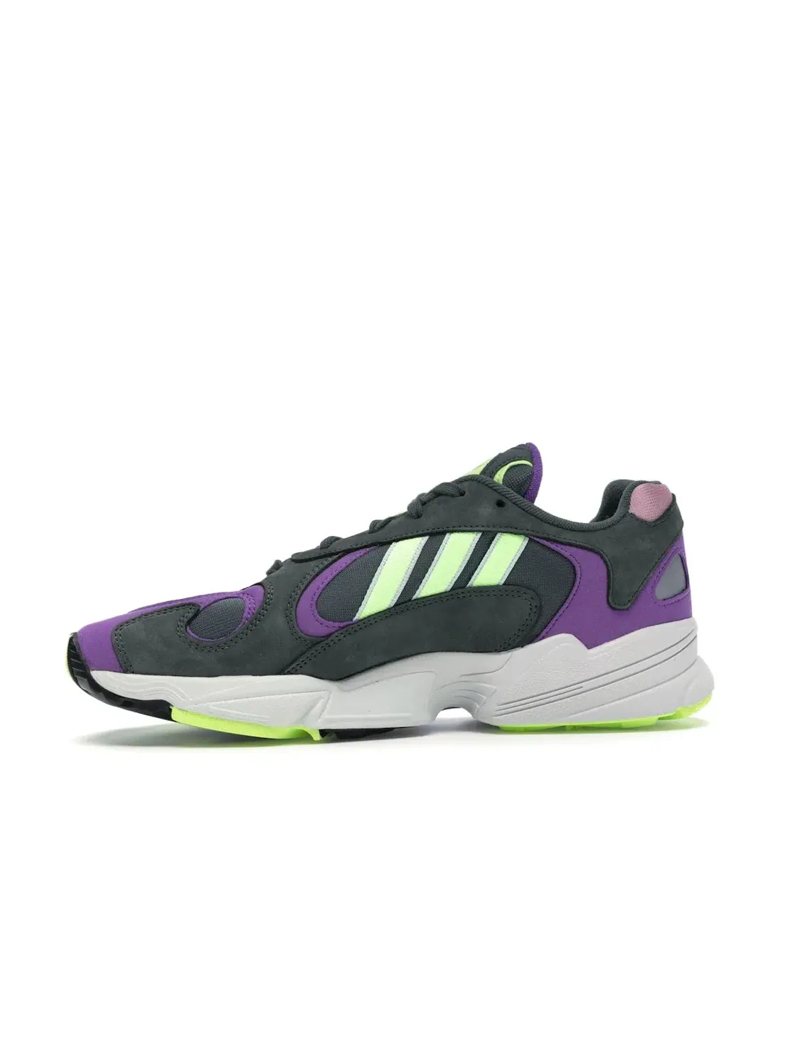 Мужские кроссовки Lifestyle Adidas Yung-1 — изображение 3 из 4, желтый/фиолетовый