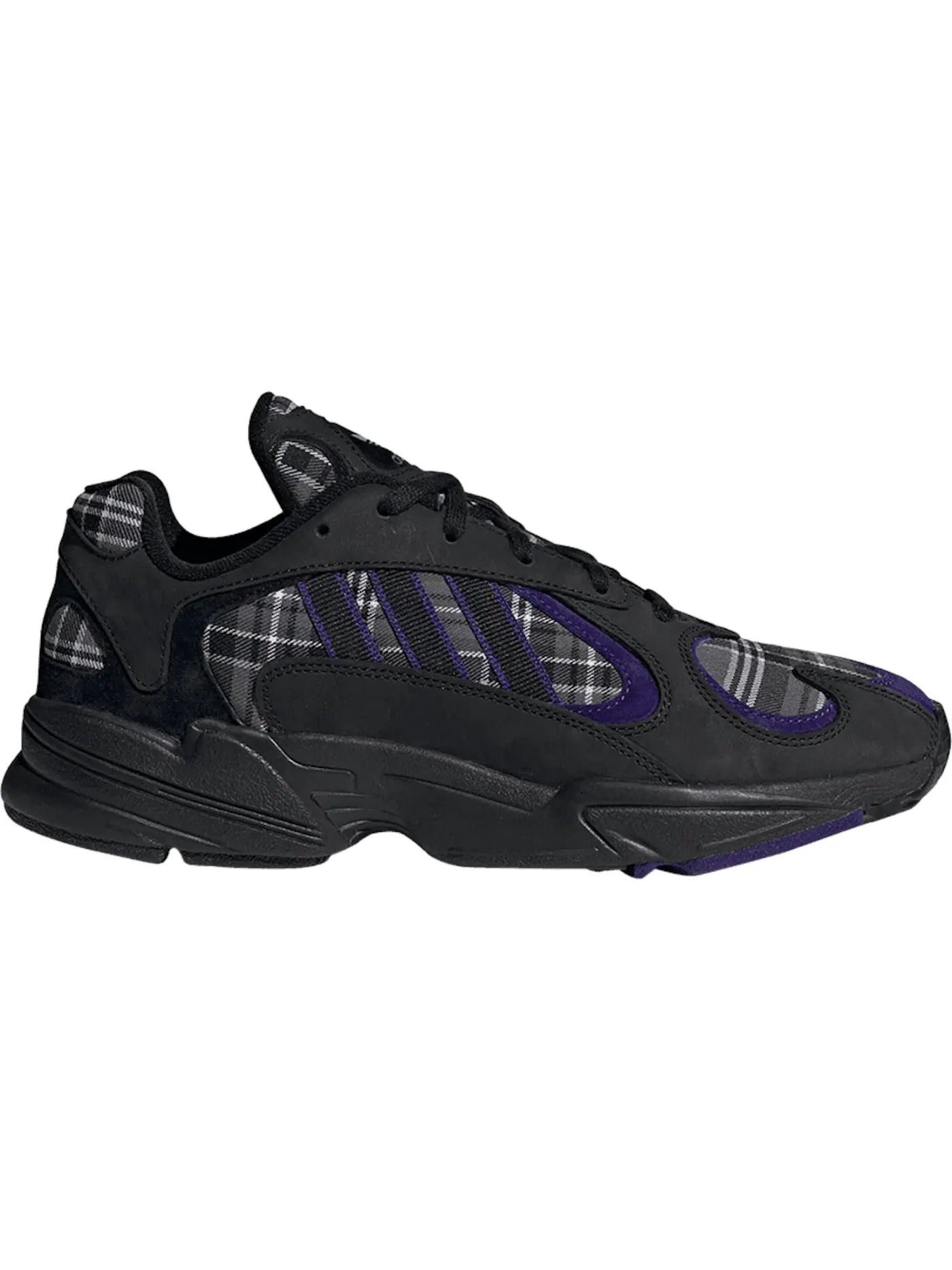 Мужские кроссовки Lifestyle Adidas Yung-1 — изображение 1 из 1, черный/фиолетовый/черный