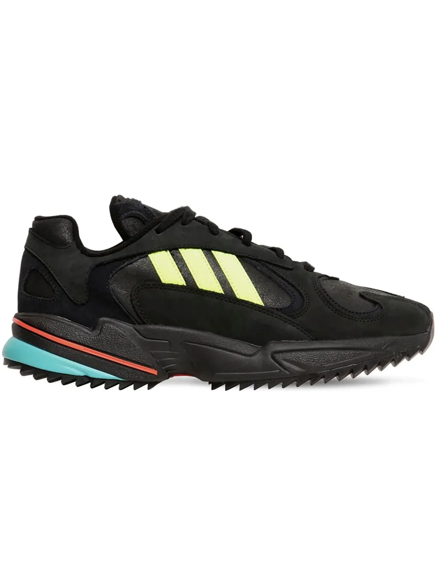 Мужские кроссовки Lifestyle Yung-1 Trail Adidas — изображение 1 из 1, черный желтый-голубой