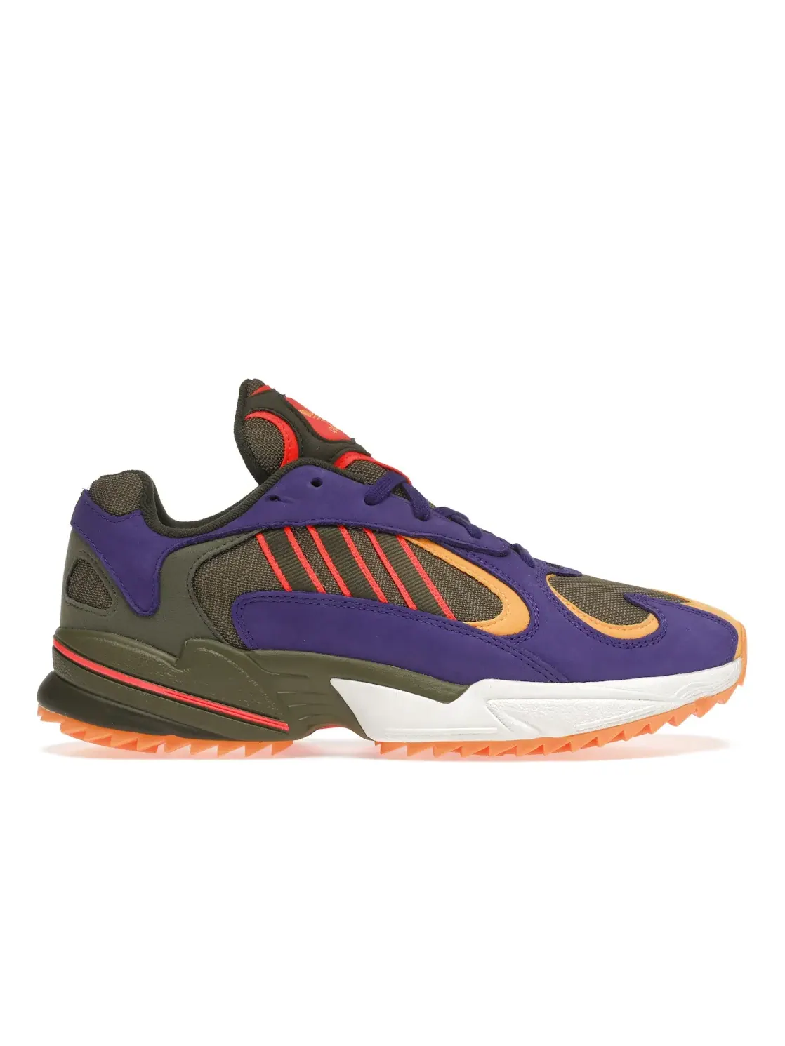 Мужские кроссовки Lifestyle Yung-1 Trail Adidas — изображение 1 из 4, хаки/хаки/красный
