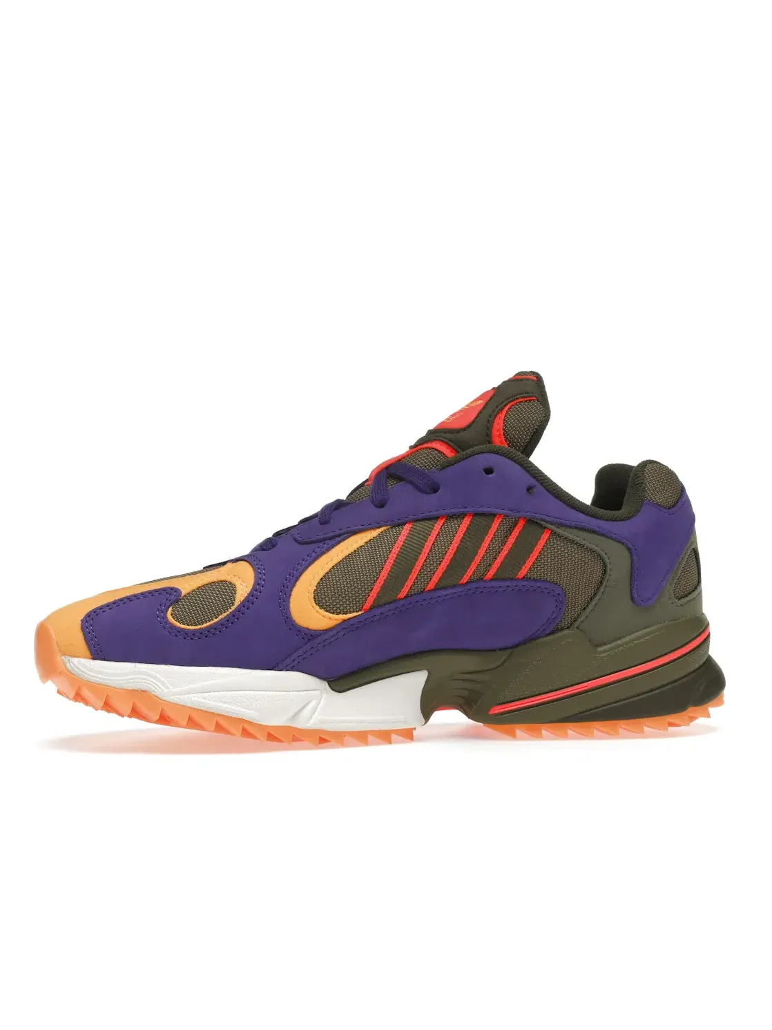 Мужские кроссовки Lifestyle Yung-1 Trail Adidas — изображение 3 из 4, хаки/хаки/красный