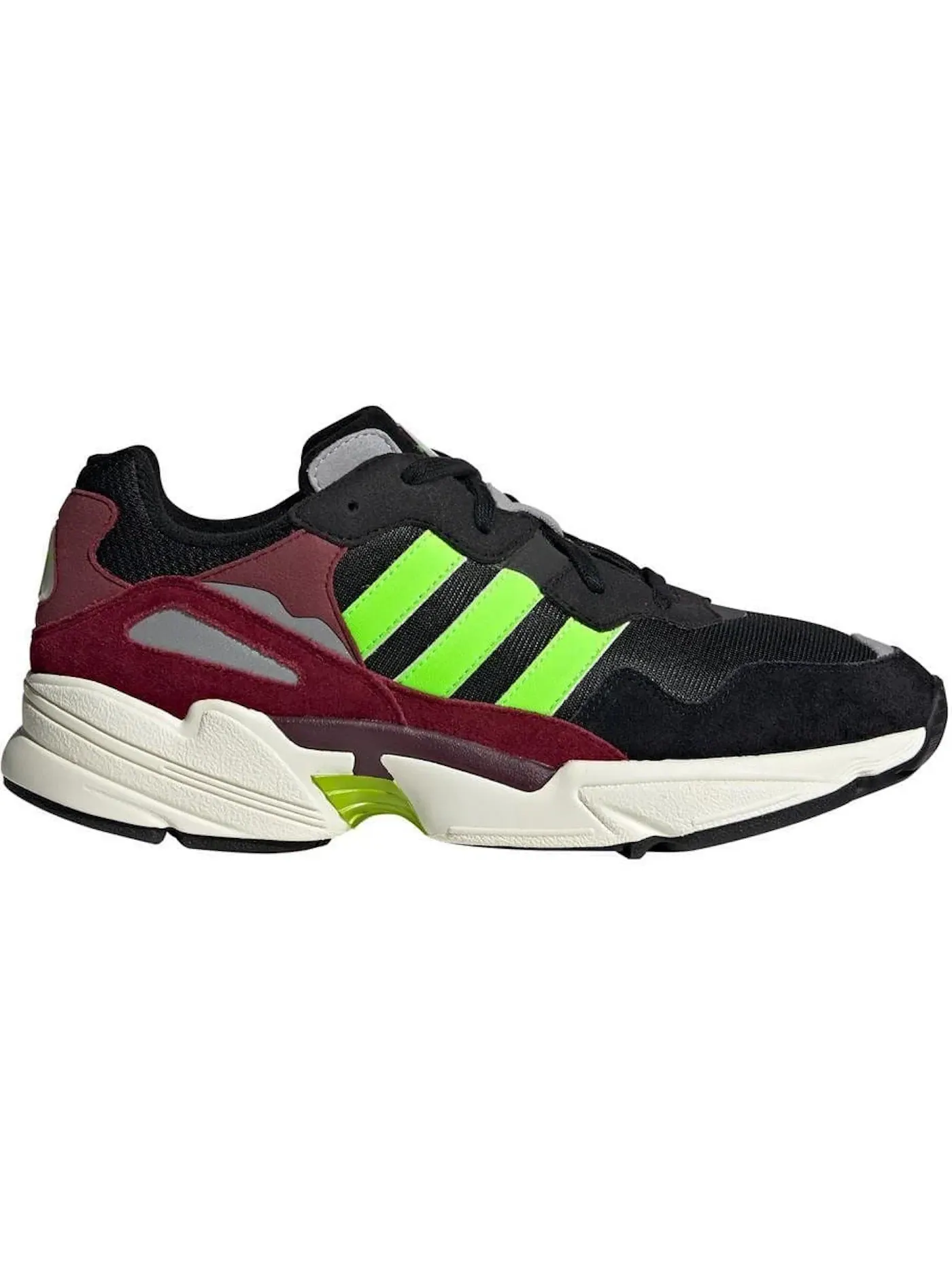 Мужские кроссовки Lifestyle Adidas Yung-96 — изображение 1 из 1, черный/зеленый/бордовый