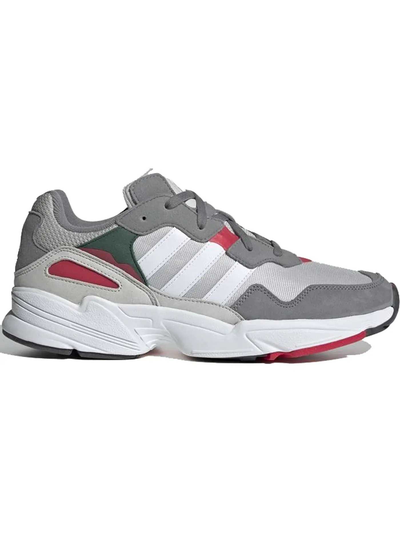 Мужские кроссовки Lifestyle Adidas Yung-96 — изображение 1 из 1, серый белый розовый