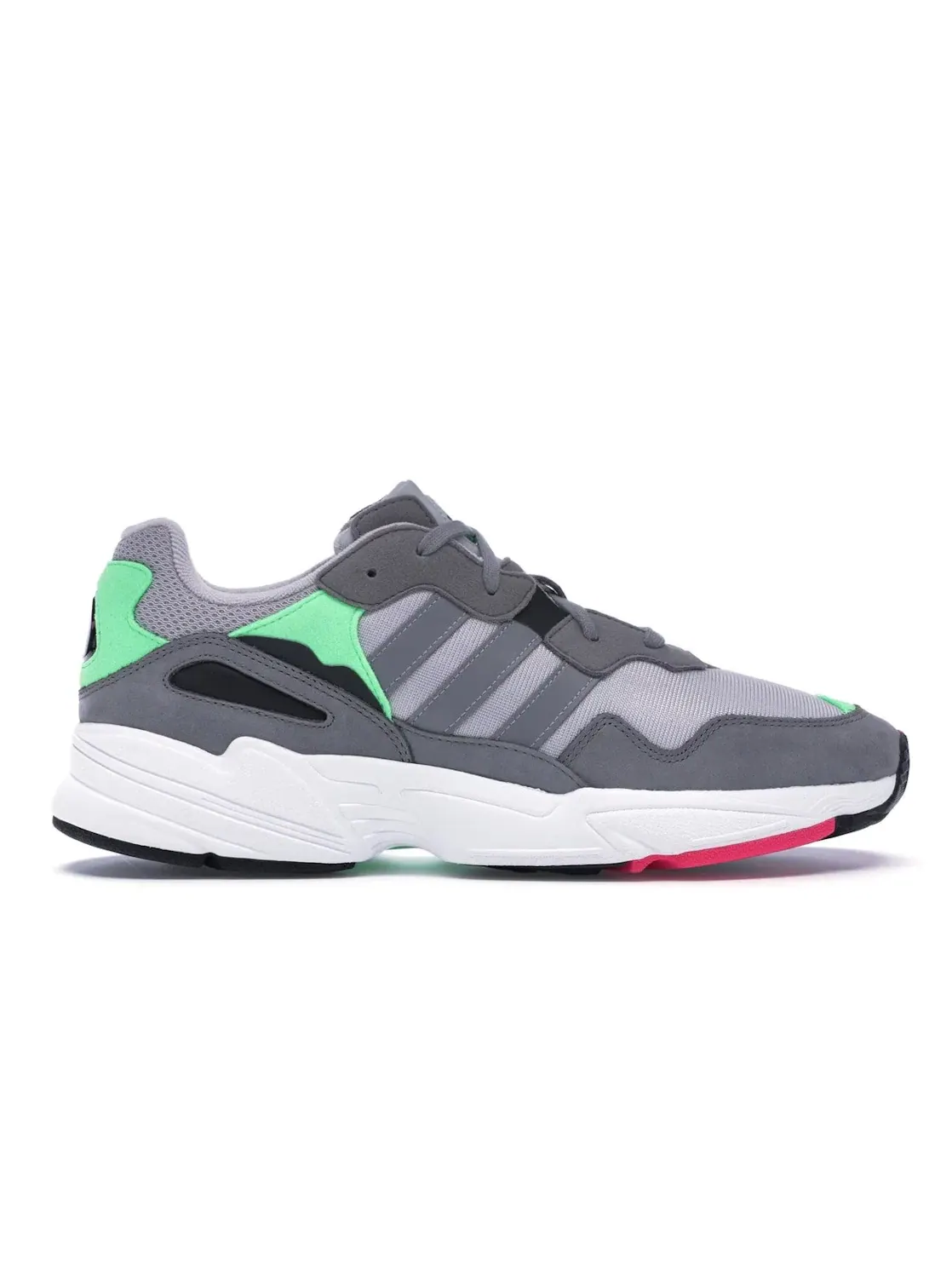 Мужские кроссовки Lifestyle Adidas Yung-96 — изображение 1 из 4, серый/серый/розовый