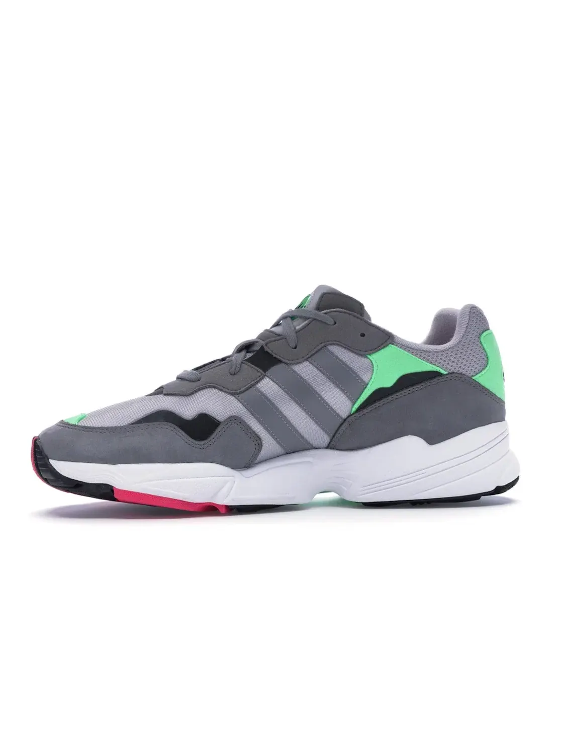 Мужские кроссовки Lifestyle Adidas Yung-96 — изображение 3 из 4, серый/серый/розовый