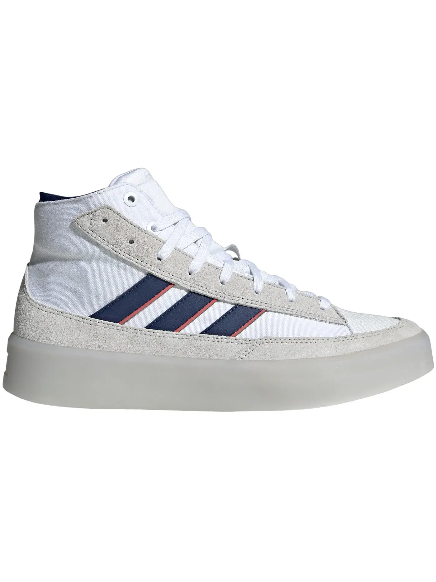 Мужские кроссовки Lifestyle Adidas ZNSORED High — изображение 1 из 1, белый/темный синий/серый