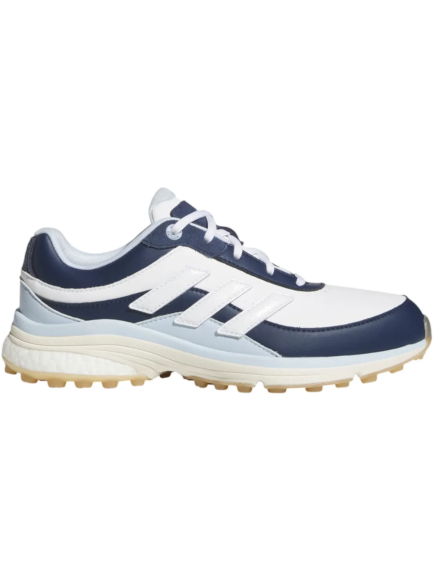Женские гольф-туфли без шипов Zoysia Spikeless Golf Adidas — изображение 1 из 1, темно-синий/белый