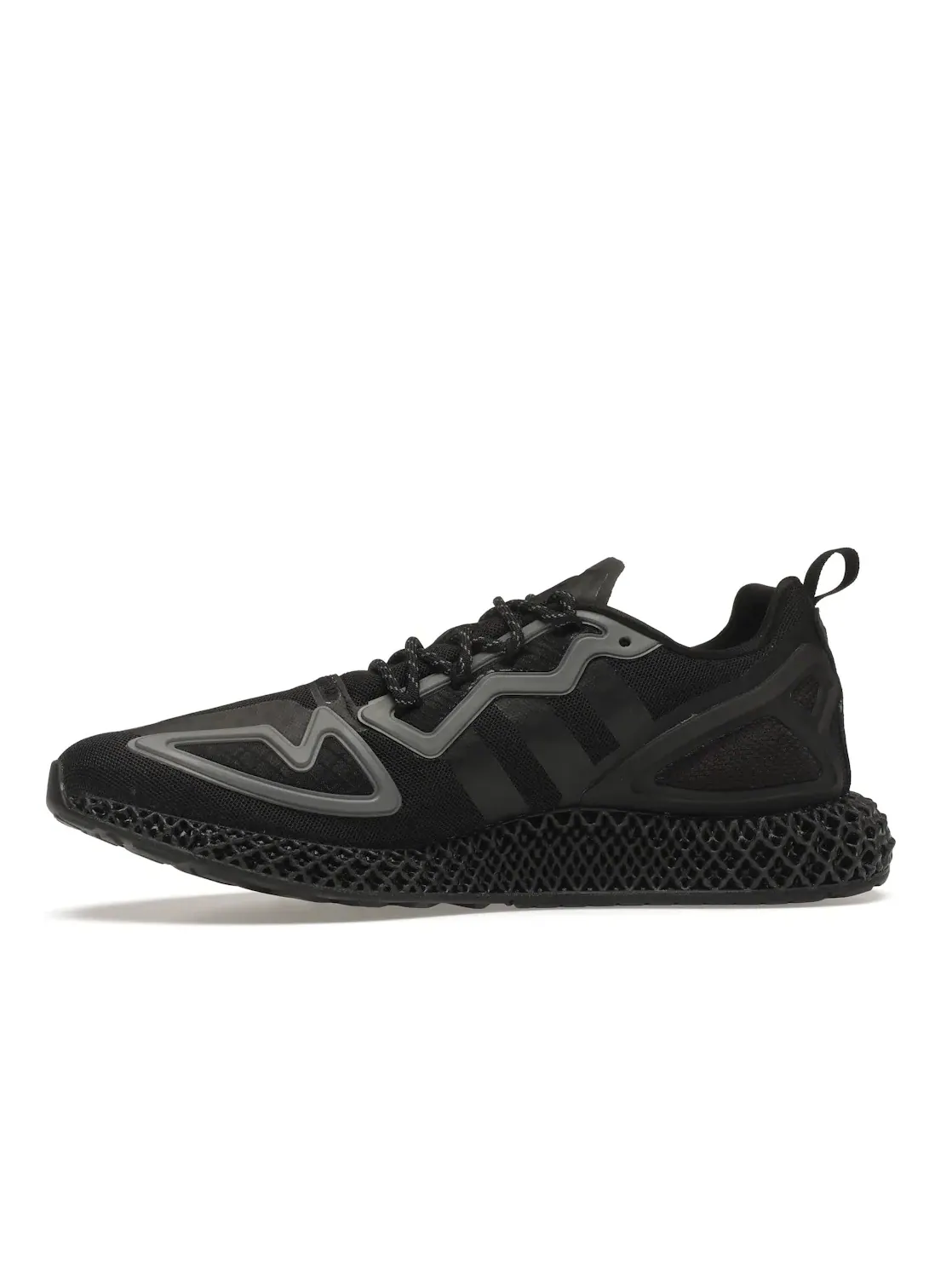 Мужские кроссовки Lifestyle с амортизацией Adidas ZX 2K 4D — изображение 3 из 4, черный черный черный