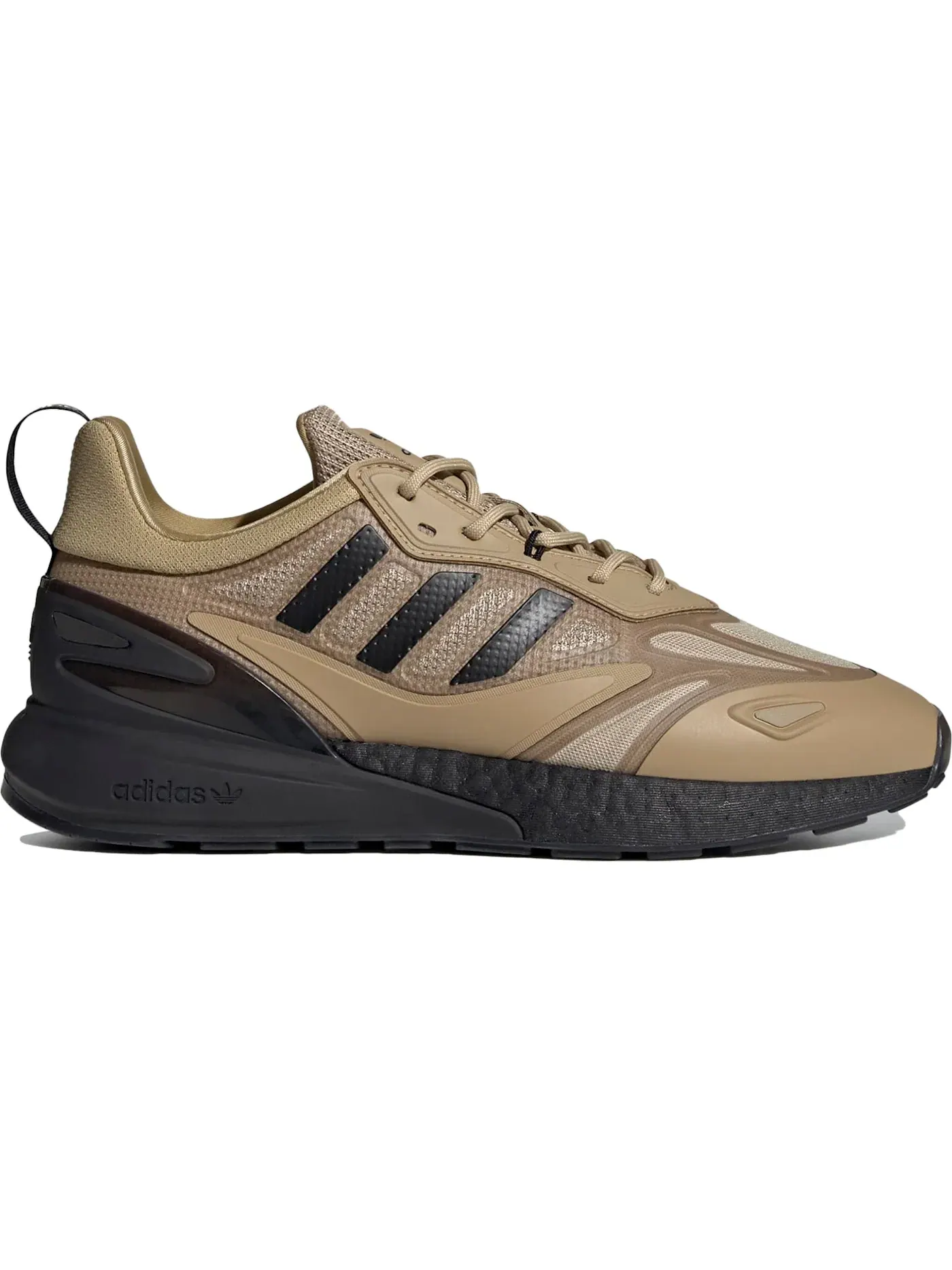 Мужские кроссовки Lifestyle Adidas ZX 2K Boost — изображение 1 из 1, бежевый/черный/оранжевый