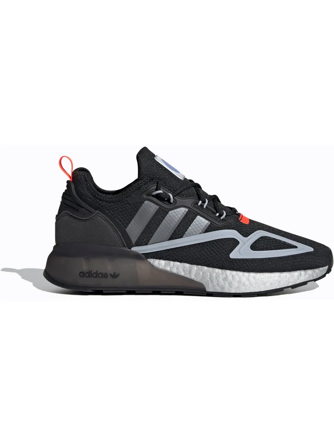 Мужские кроссовки Lifestyle ZX 2K Boost Adidas — изображение 1 из 1, черный/серебристый/синий