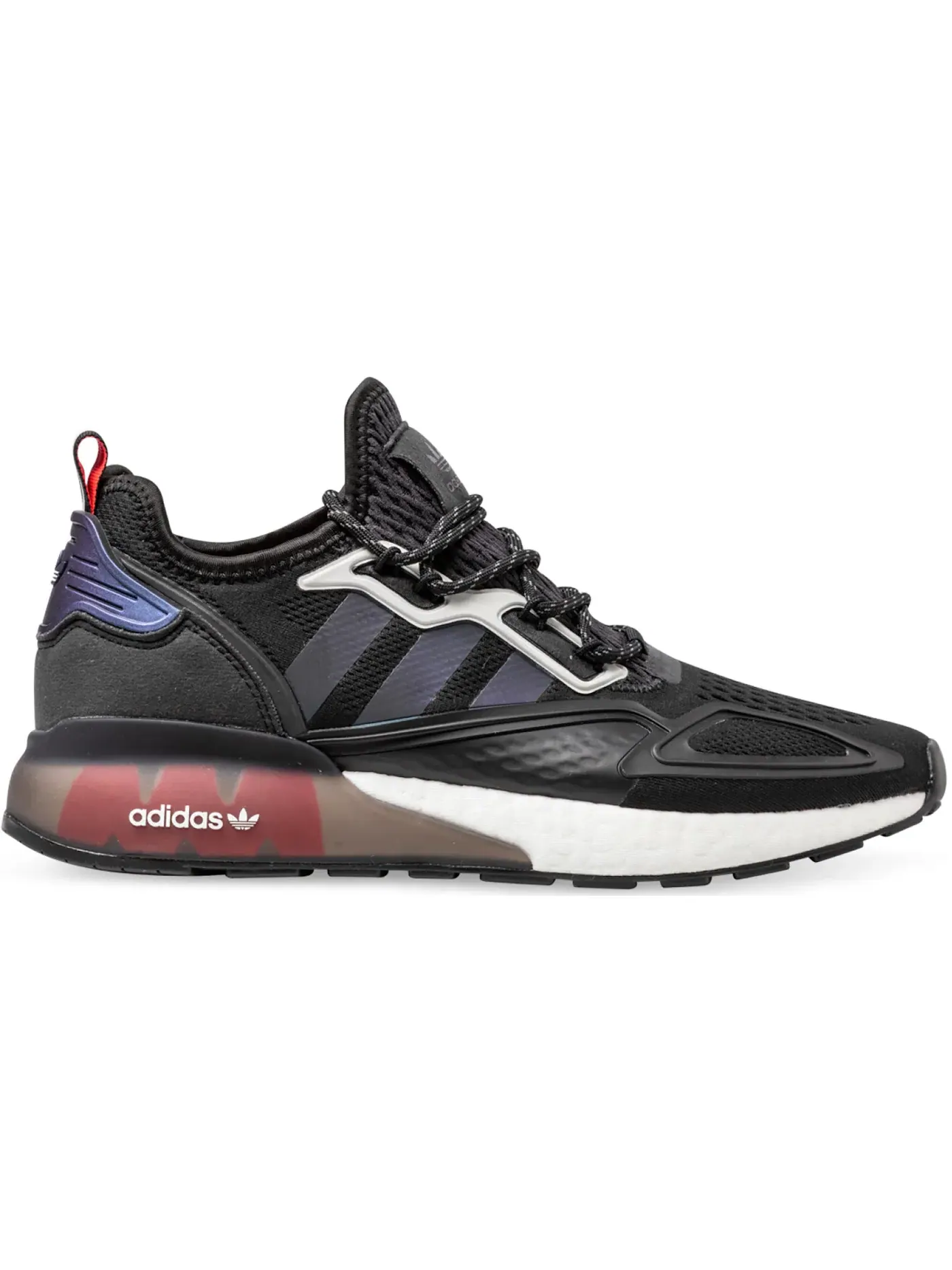 Мужские кроссовки Lifestyle с технологией Boost Adidas ZX 2K Boost — изображение 1 из 1, черный//красный