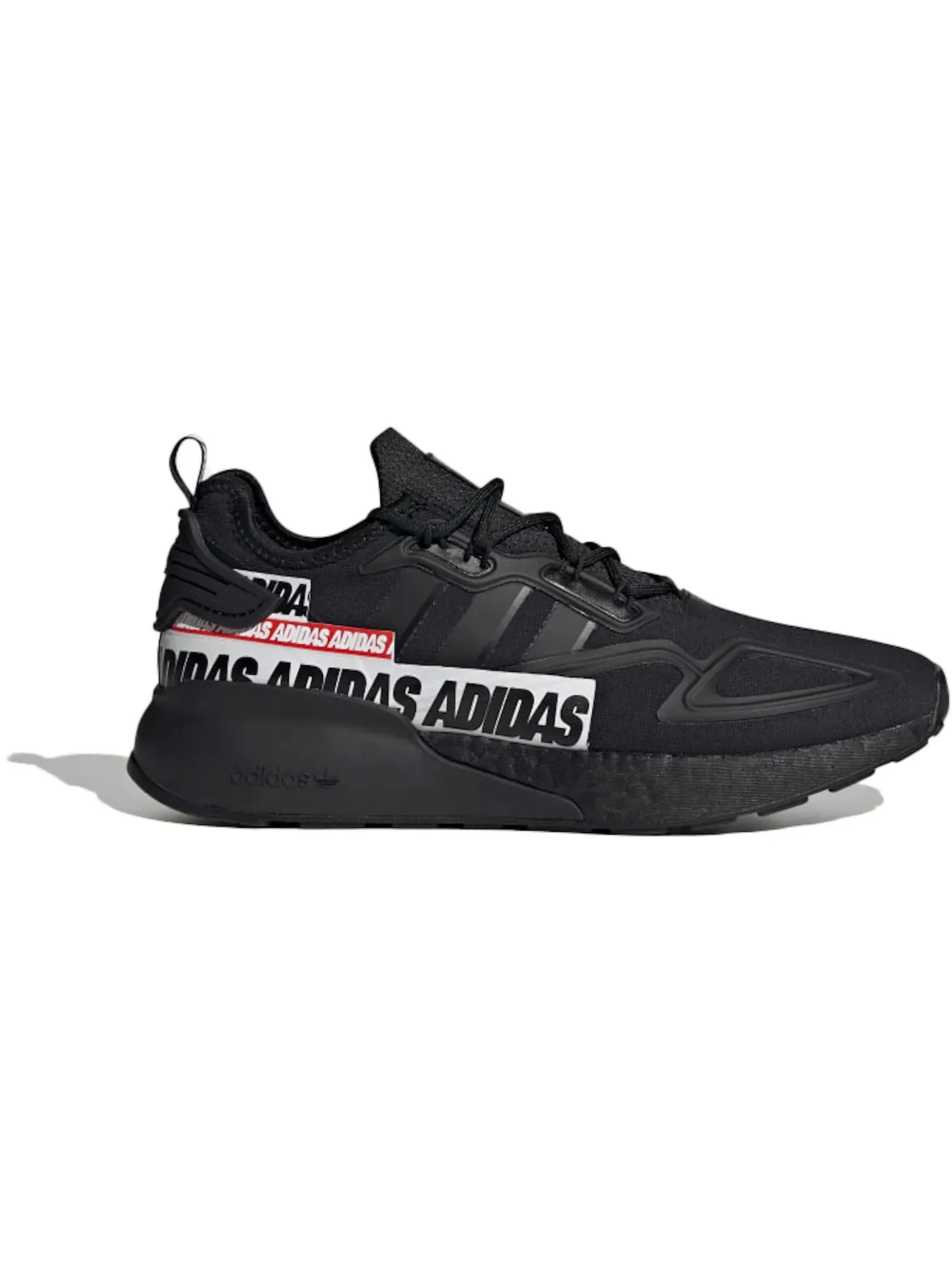 Мужские кроссовки Lifestyle Adidas ZX 2K Boost — изображение 1 из 1, черный/черный/белый