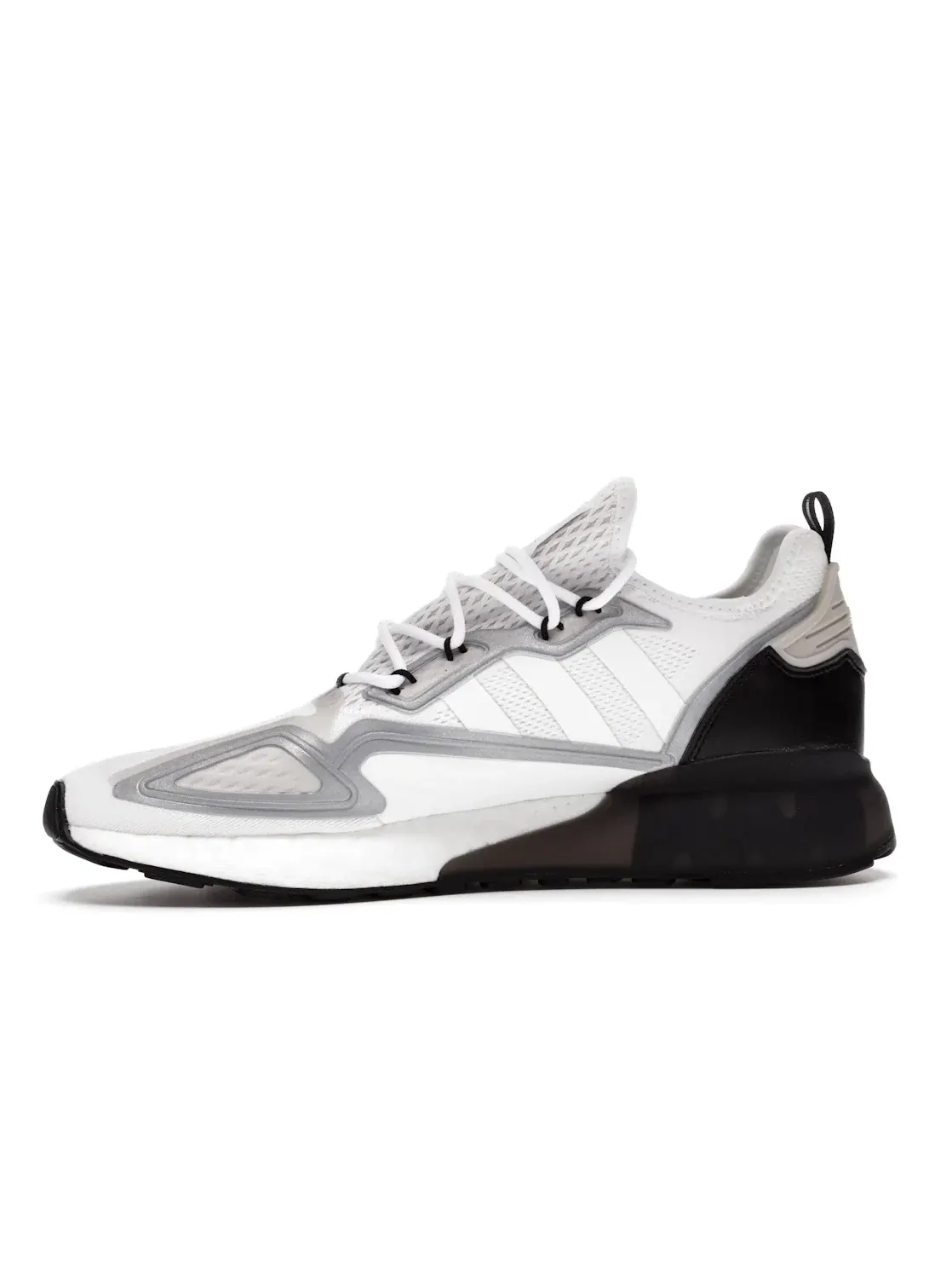 Мужские кроссовки lifestyle Adidas ZX 2K Boost — изображение 3 из 4, белый/белый/черный