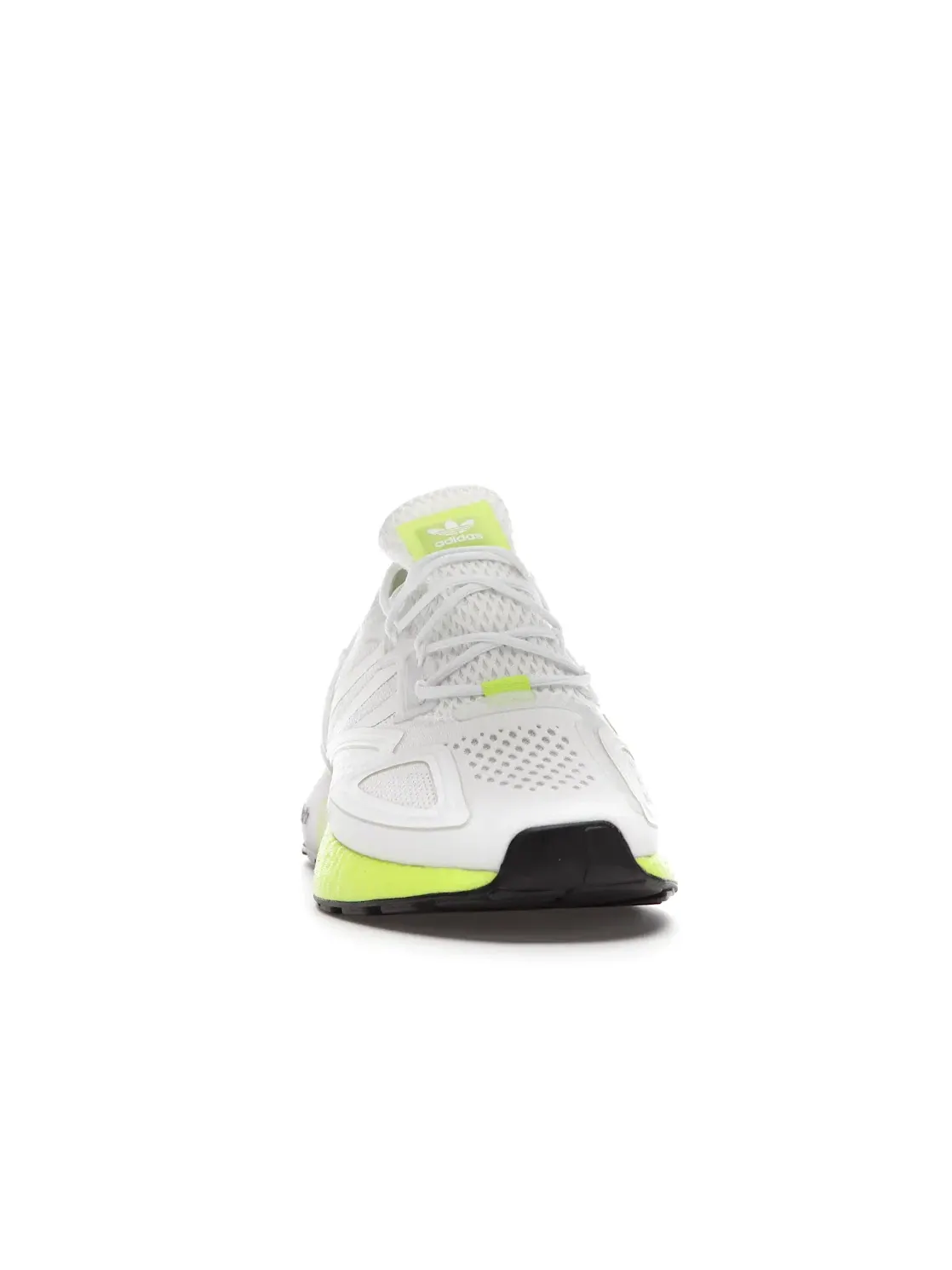 Мужские кроссовки с амортизацией Boost Adidas ZX 2K Boost — изображение 2 из 4, белый белый желтый
