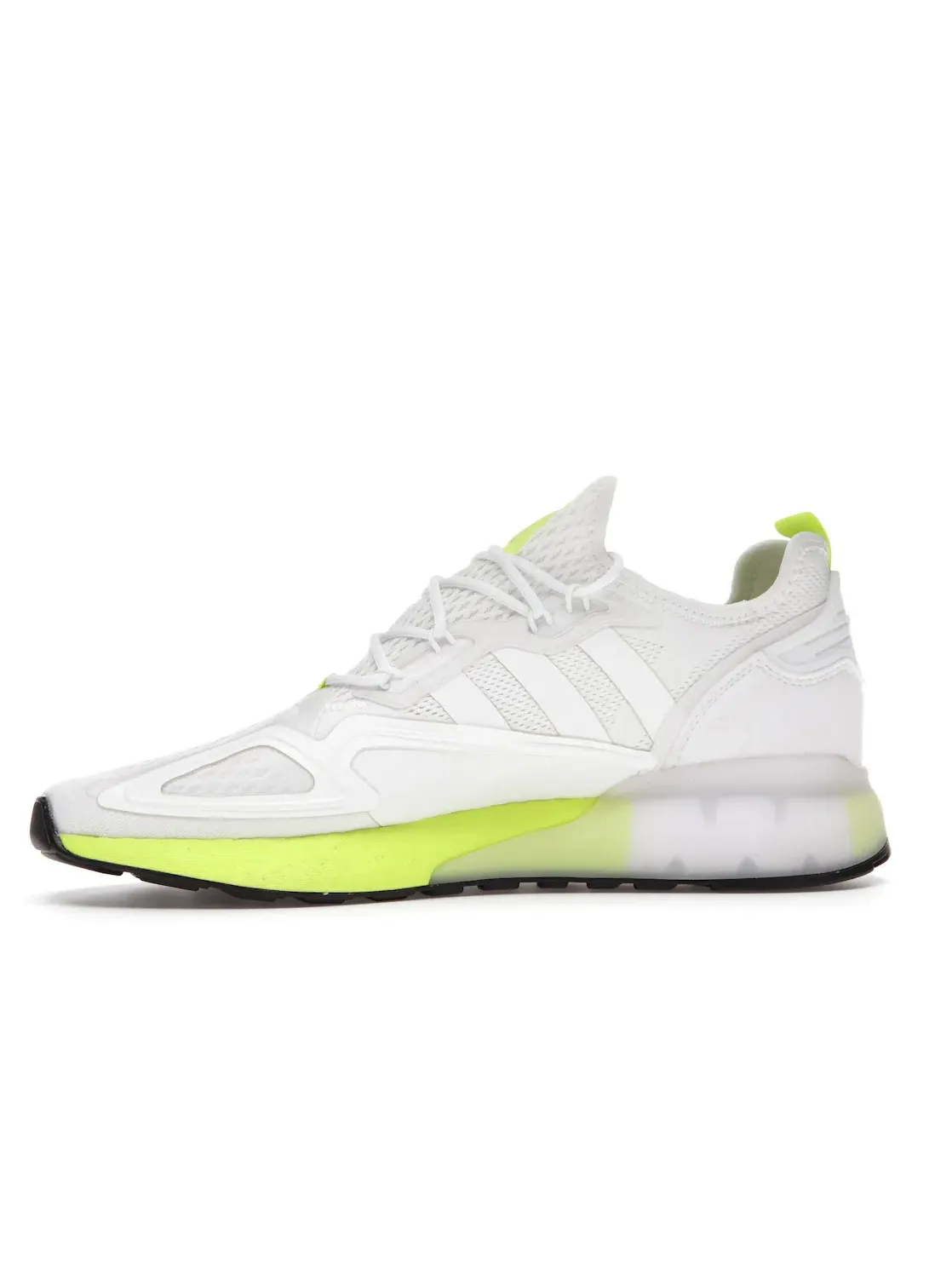 Мужские кроссовки с амортизацией Boost Adidas ZX 2K Boost — изображение 3 из 4, белый белый желтый
