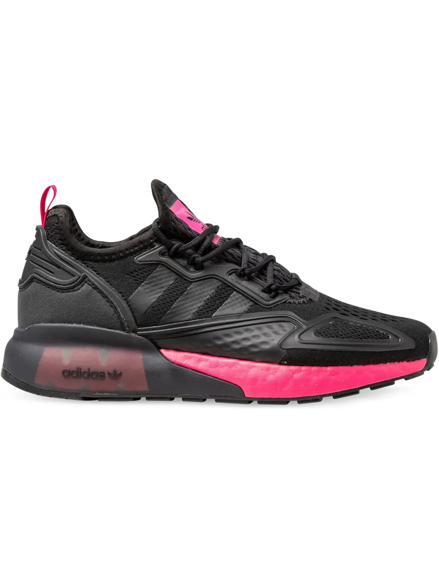 Женские кроссовки Lifestyle Adidas ZX 2K Boost — изображение 1 из 1, черный черный розовый