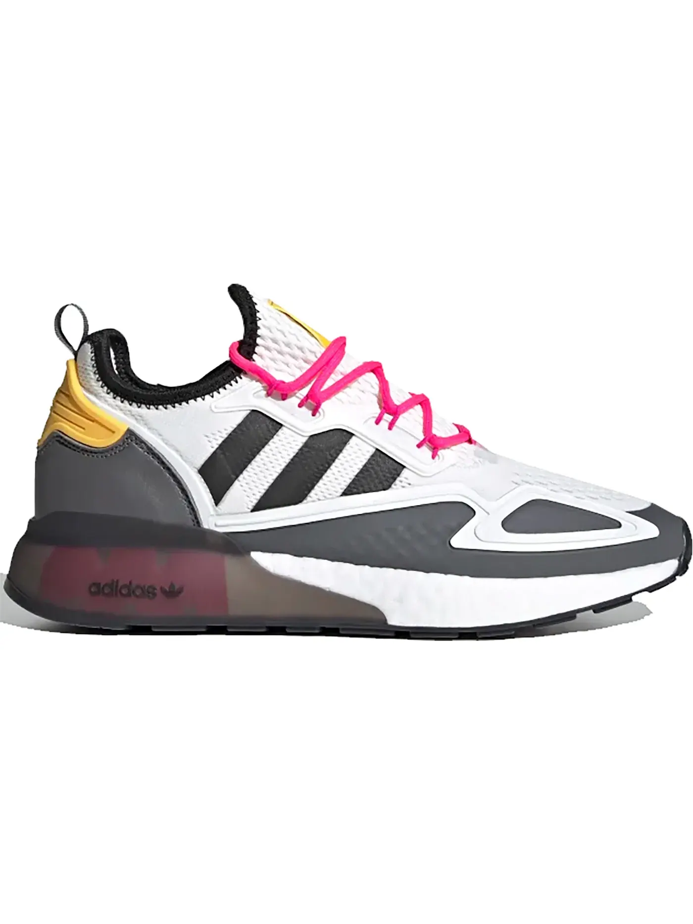 Мужские кроссовки lifestyle Adidas ZX 2K Boost — изображение 1 из 1, белый/черный/серый