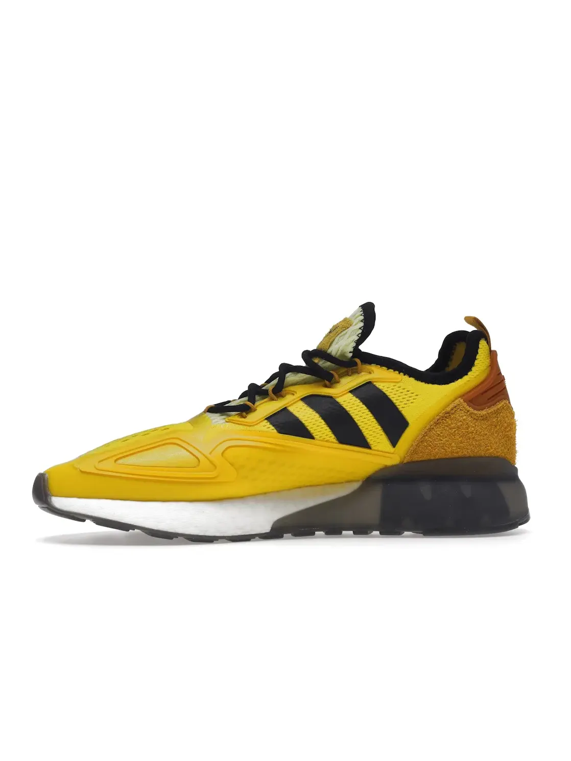 Мужские кроссовки Lifestyle с амортизацией Adidas ZX 2K Boost — изображение 3 из 4, желтый/золотистый