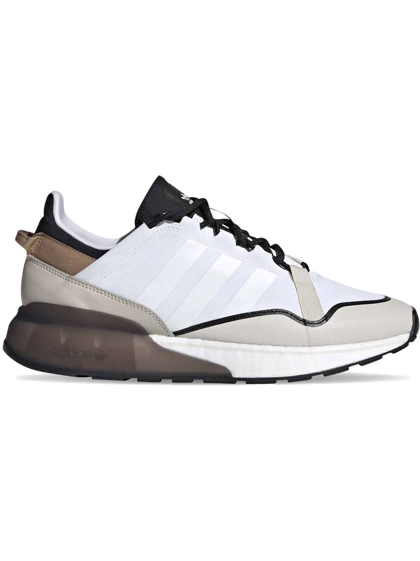 Мужские кроссовки Lifestyle Adidas ZX 2K Boost Pure — изображение 1 из 1, белый/коричневый/черный