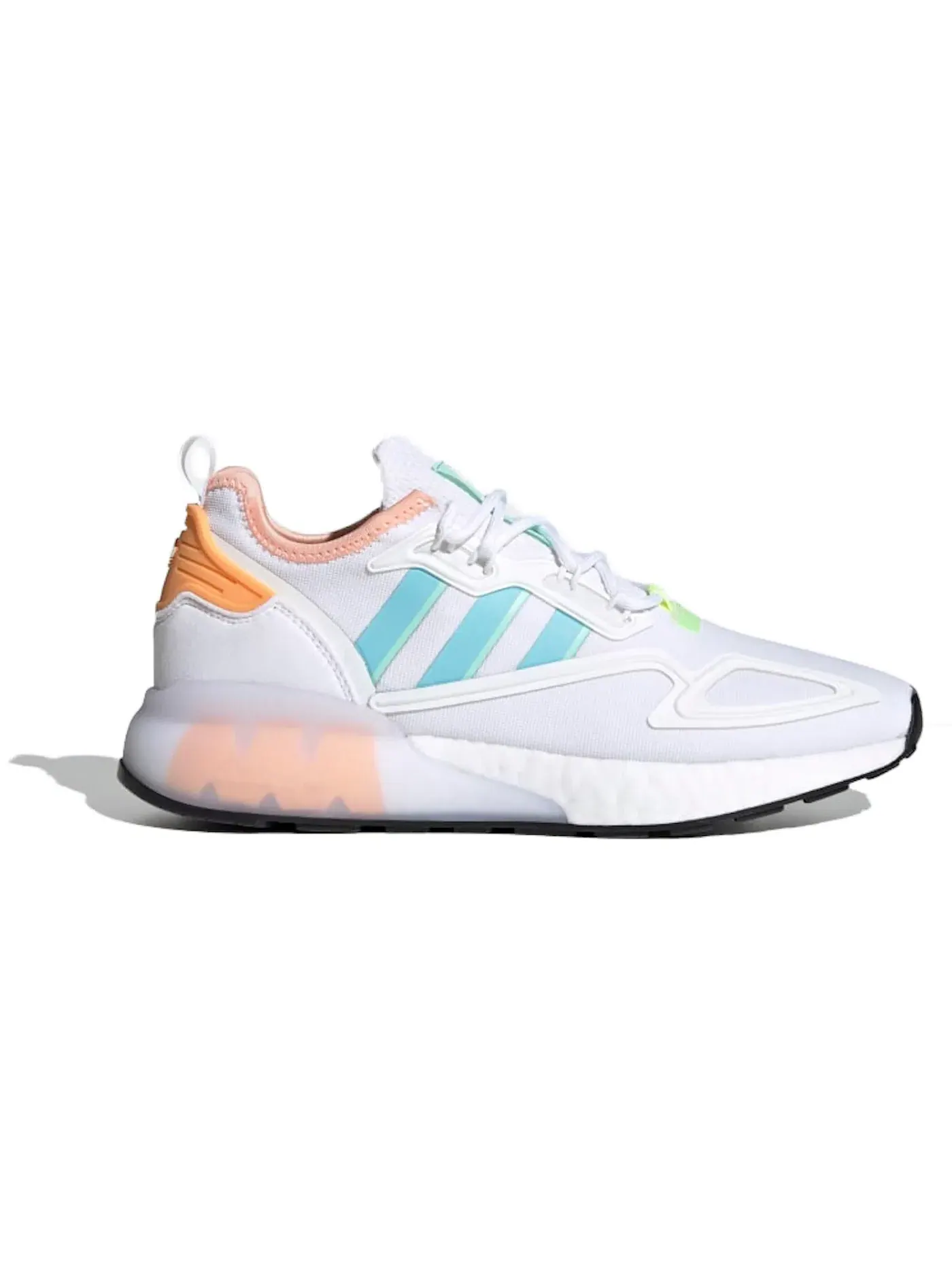 Женские кроссовки Lifestyle с технологией Boost Adidas ZX 2K Boost — изображение 1 из 1, белый//розовый