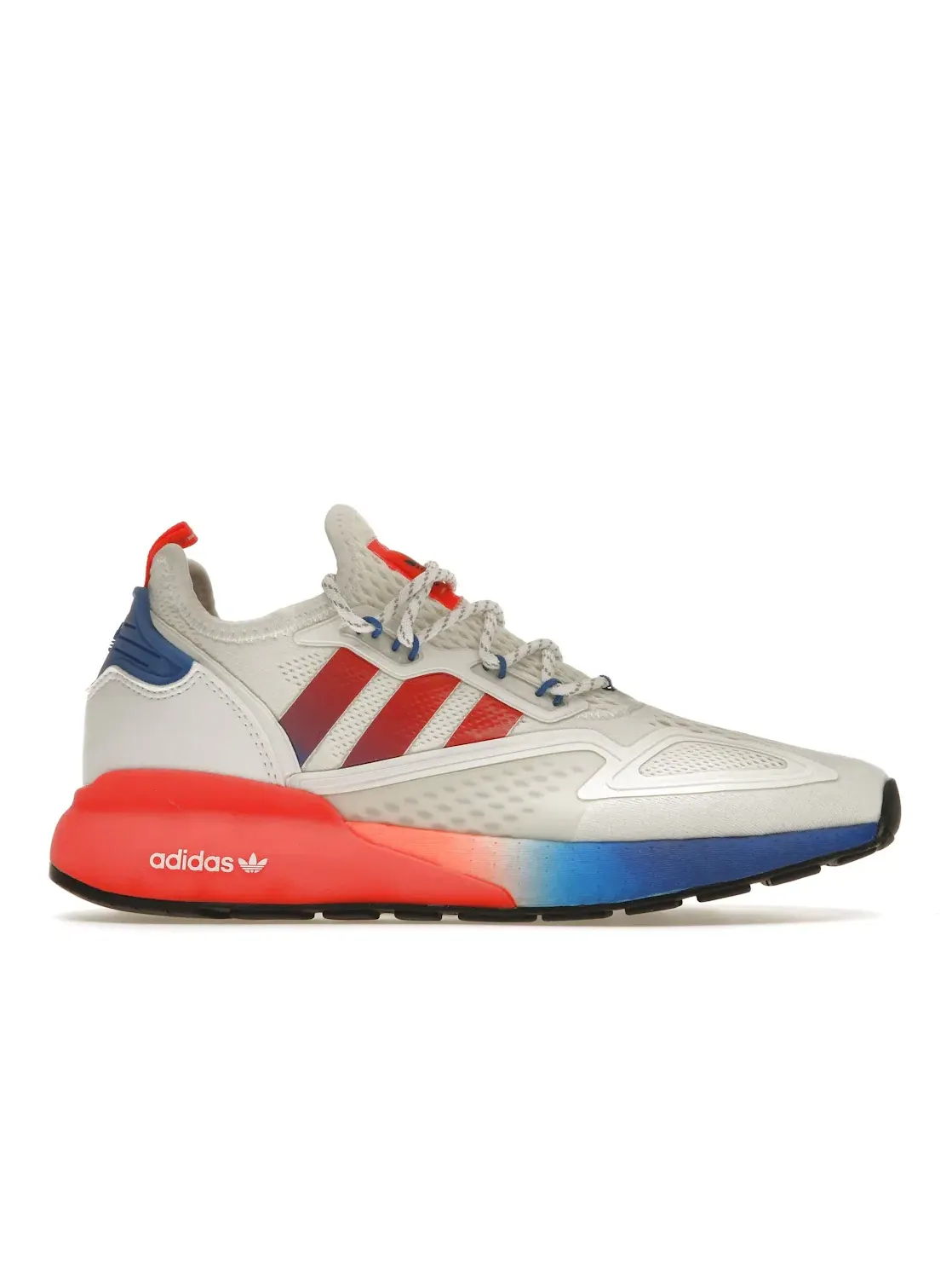Мужские кроссовки lifestyle с амортизацией Adidas ZX 2K Boost — изображение 1 из 4, белый/красный/синий