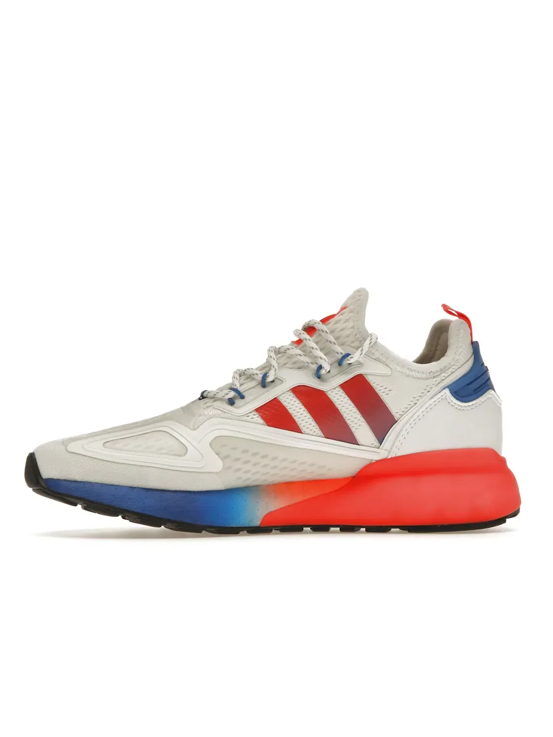 Мужские кроссовки lifestyle с амортизацией Adidas ZX 2K Boost — изображение 3 из 4, белый/красный/синий