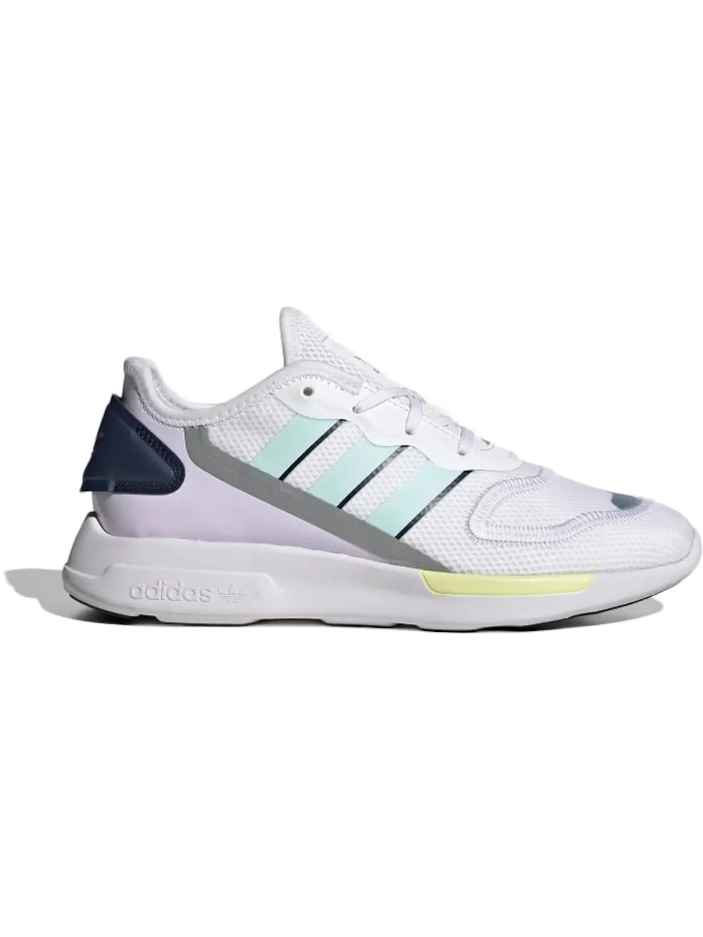 Женские кроссовки Lifestyle ZX 2K Florine Adidas — изображение 1 из 1, белый//фиолетовый