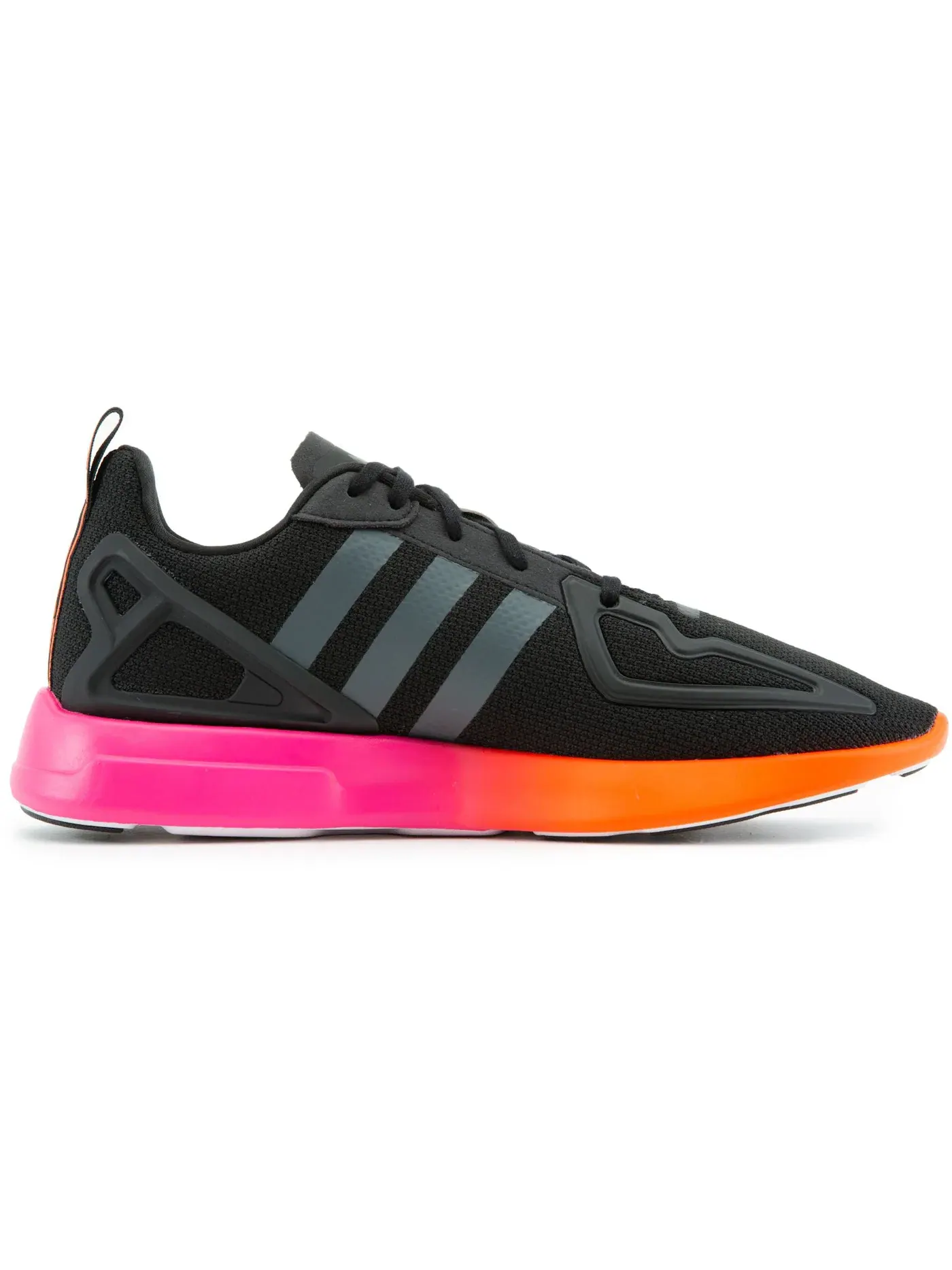 Мужские кроссовки Lifestyle Adidas ZX 2K Flux Gradient Sole — изображение 1 из 1, черный/серый/розовый