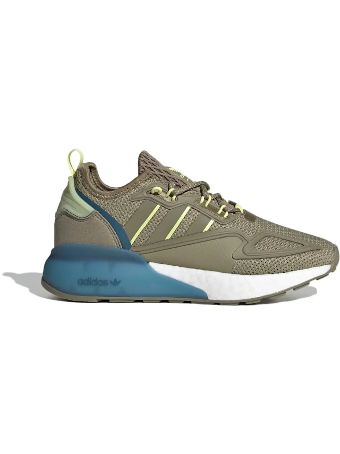 Детские кроссовки Lifestyle Adidas ZX 2K — изображение 1 из 1, зеленый/зеленый/индиго