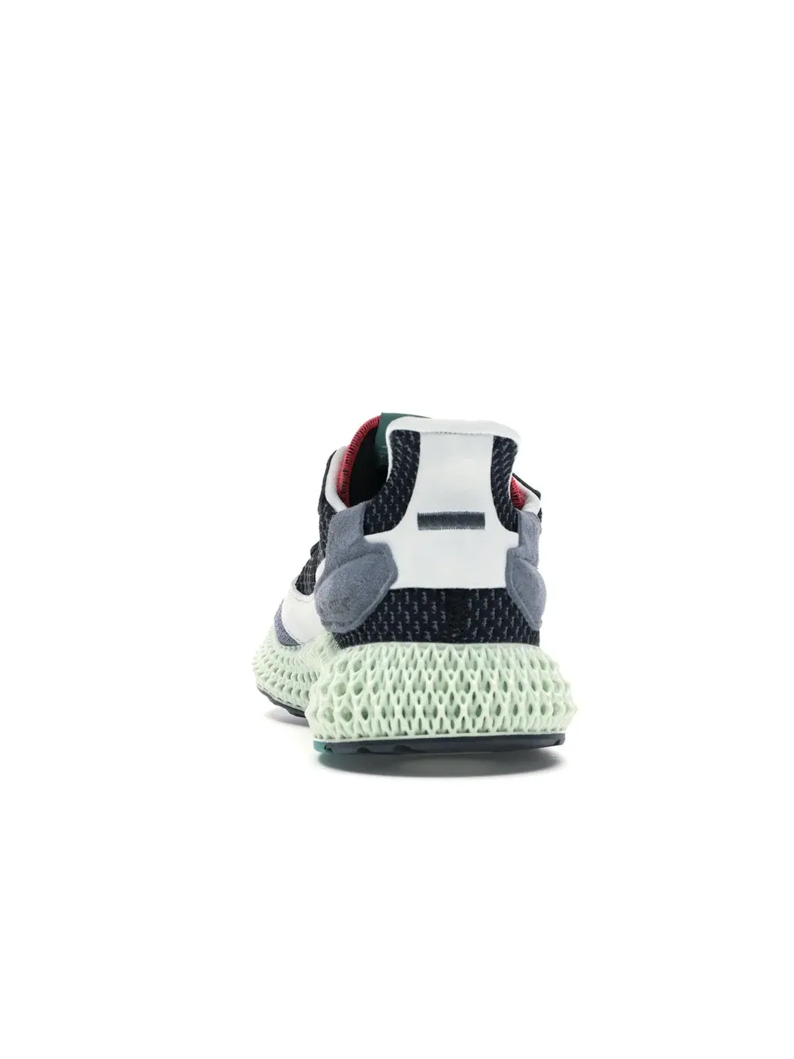 Мужские кроссовки Lifestyle с зеленой подошвой Adidas ZX 4000 4D — изображение 4 из 4, черный/прозрачный/черный