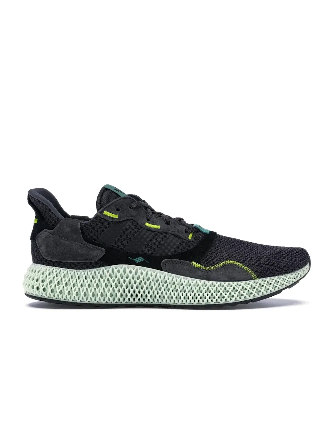 Мужские кроссовки Lifestyle с инновационной 4D подошвой Adidas ZX 4000 4D — изображение 1 из 4, желтый