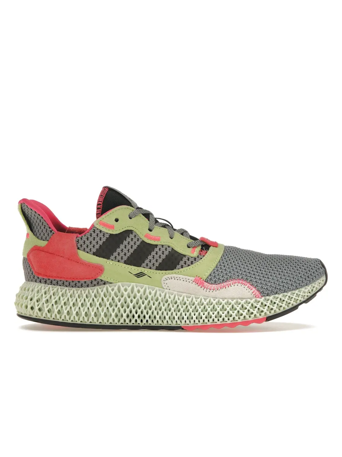 Мужские кроссовки Lifestyle с технологией 4D Adidas ZX 4000 4D — изображение 1 из 4, серый/черный/-желтый