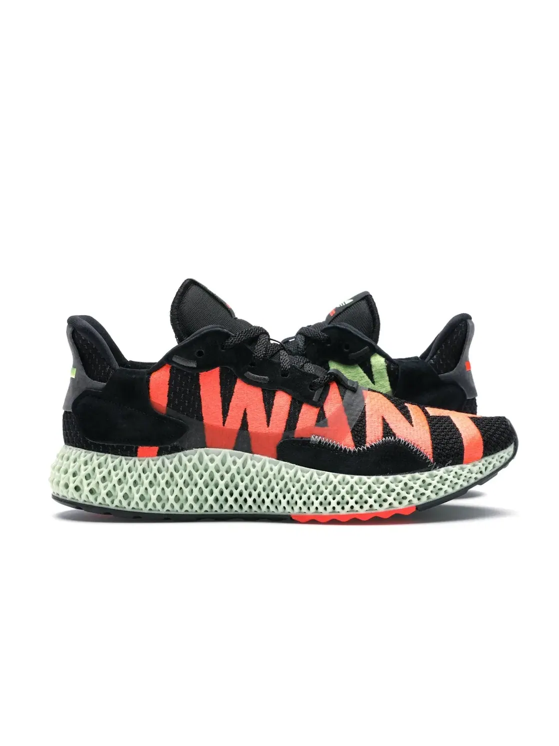 Мужские кроссовки Lifestyle с контрастными деталями Adidas ZX 4000 4D — изображение 1 из 4, черный/красный/зеленый