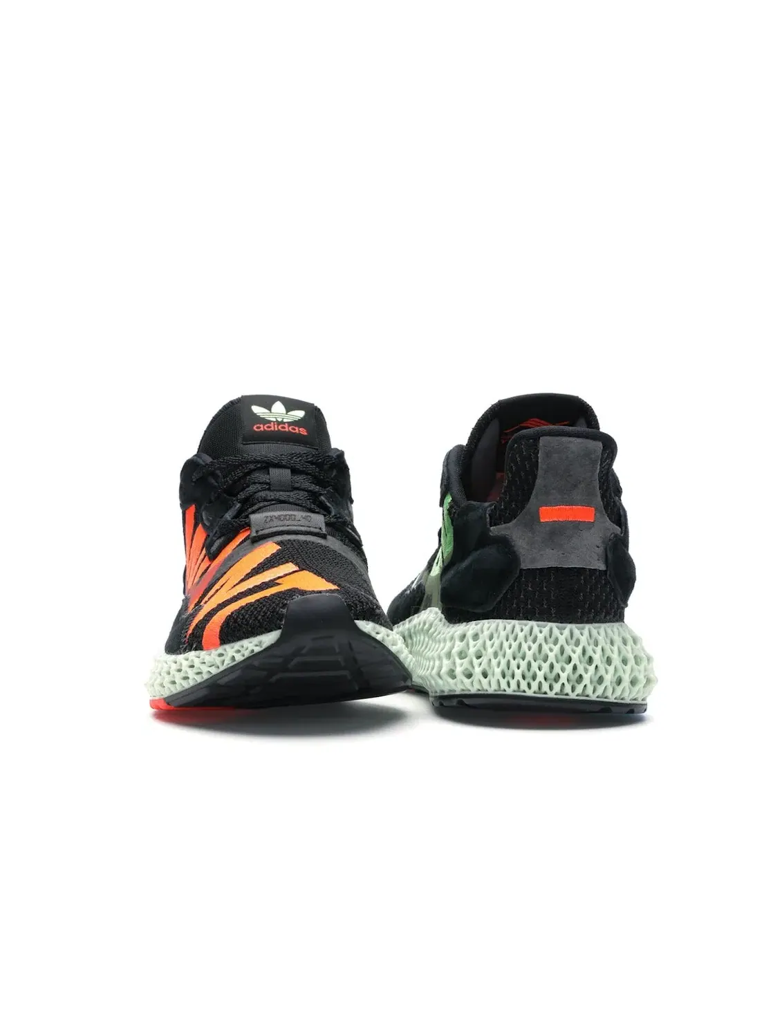 Мужские кроссовки Lifestyle с контрастными деталями Adidas ZX 4000 4D — изображение 2 из 4, черный/красный/зеленый