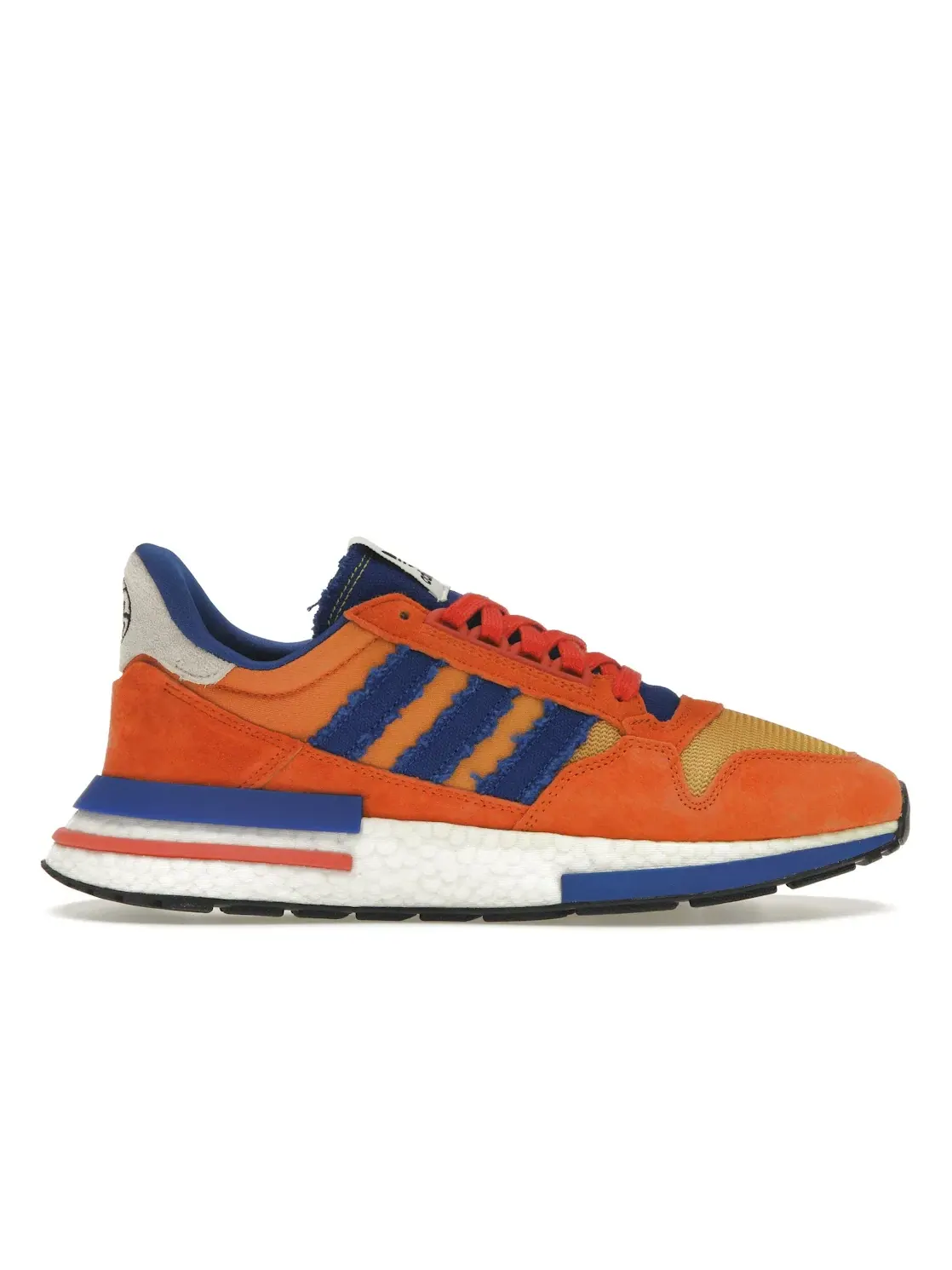Мужские кроссовки с принтом Dragon Ball Z Adidas ZX 500 — изображение 1 из 4, оранжевый//-красный