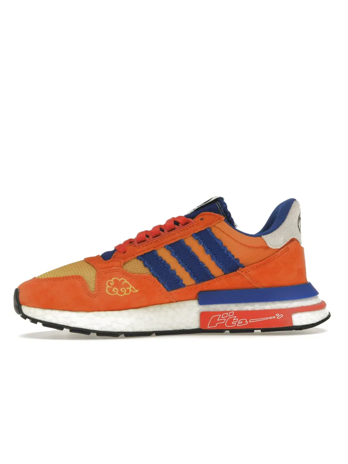 Мужские кроссовки с принтом Dragon Ball Z Adidas ZX 500 — изображение 3 из 4, оранжевый//-красный