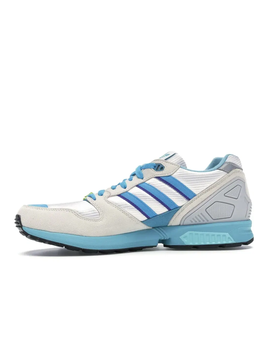 Мужские кроссовки Lifestyle с замшевым и сетчатым верхом Adidas ZX 5000 — изображение 3 из 4, белый/синий