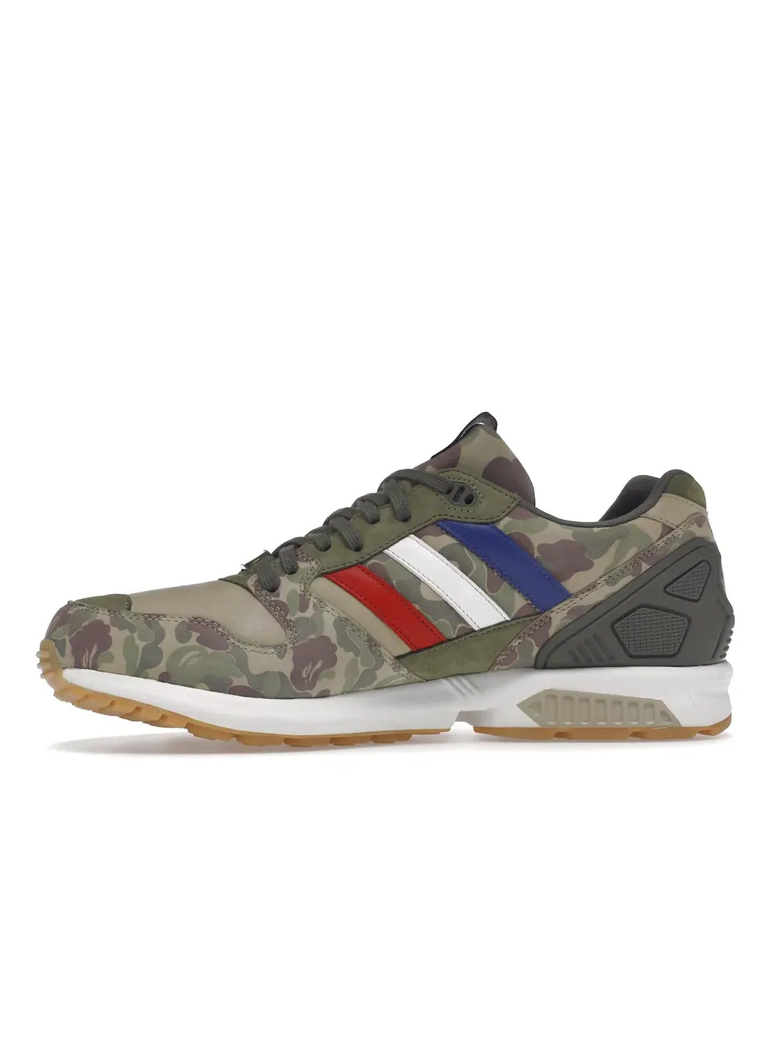 Мужские кроссовки Lifestyle Adidas ZX 5000 Undefeated x Bape Camo, Tecgol/Whtvap/Gum3 — изображение 3 из 4