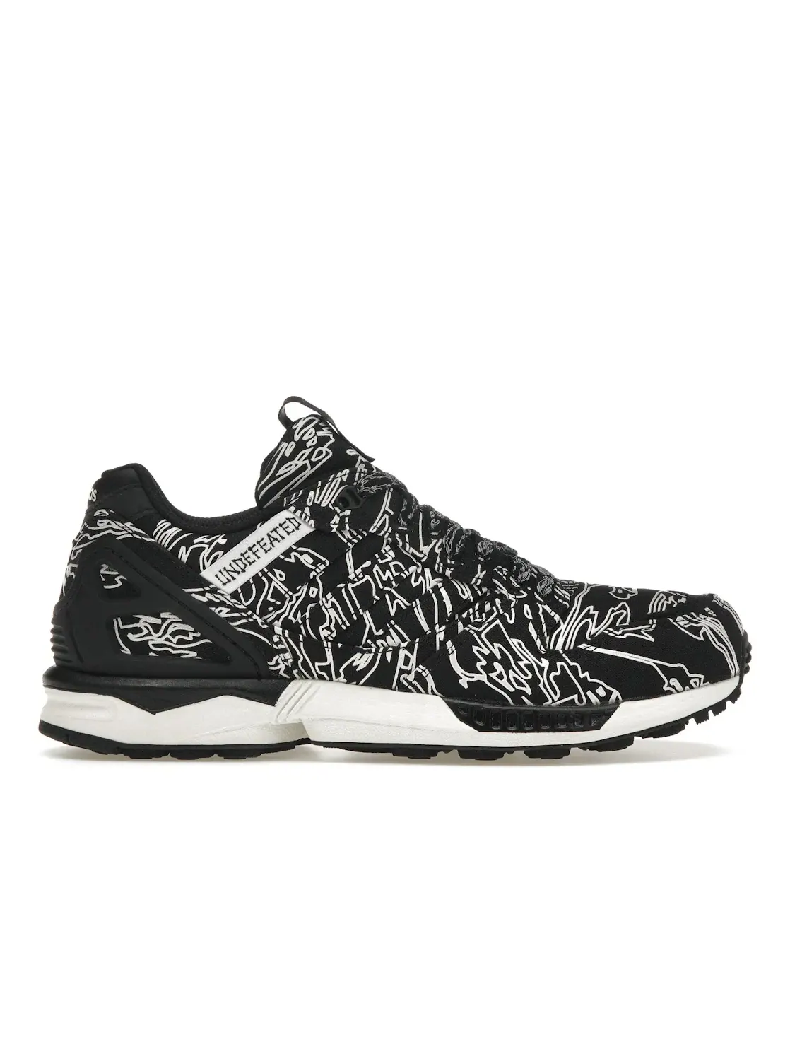 Мужские кроссовки Lifestyle Adidas ZX 5000 Undefeated x Mhi — изображение 1 из 4, черный/белый/оранжевый