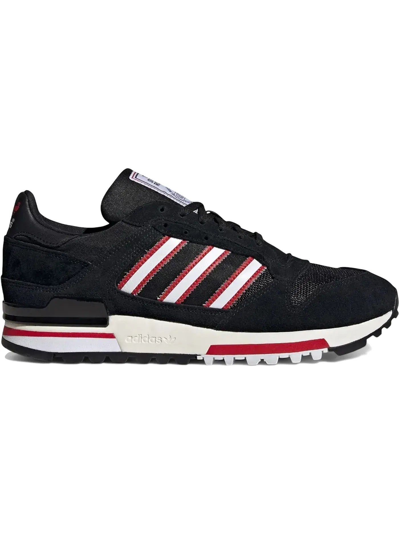 Мужские кроссовки lifestyle Adidas ZX 600 — изображение 1 из 1, черный/белый/белый