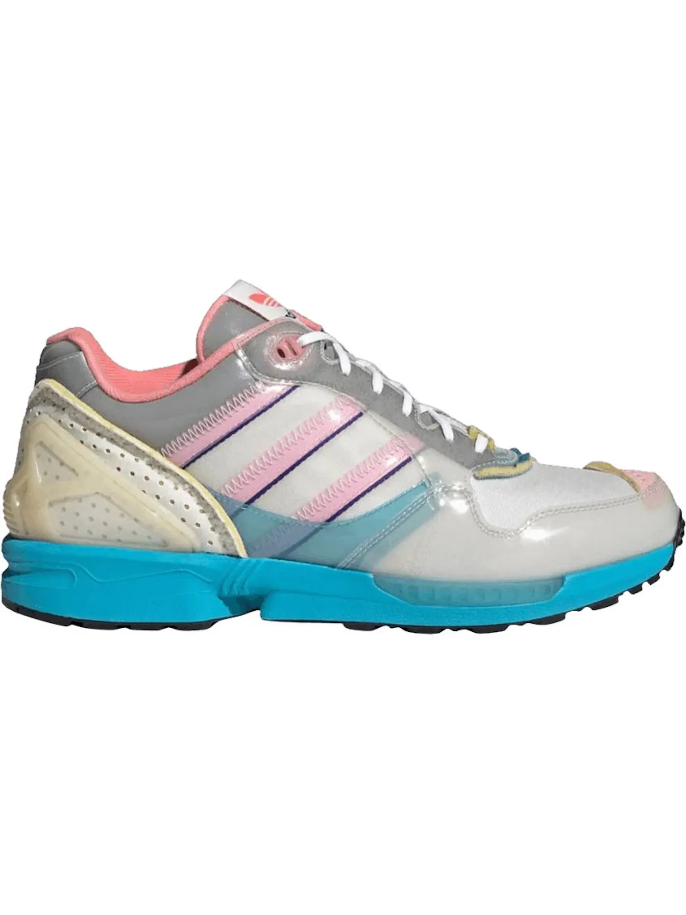 Мужские кроссовки Lifestyle Adidas ZX 6000 — изображение 1 из 1, серый/прозрачный розовый