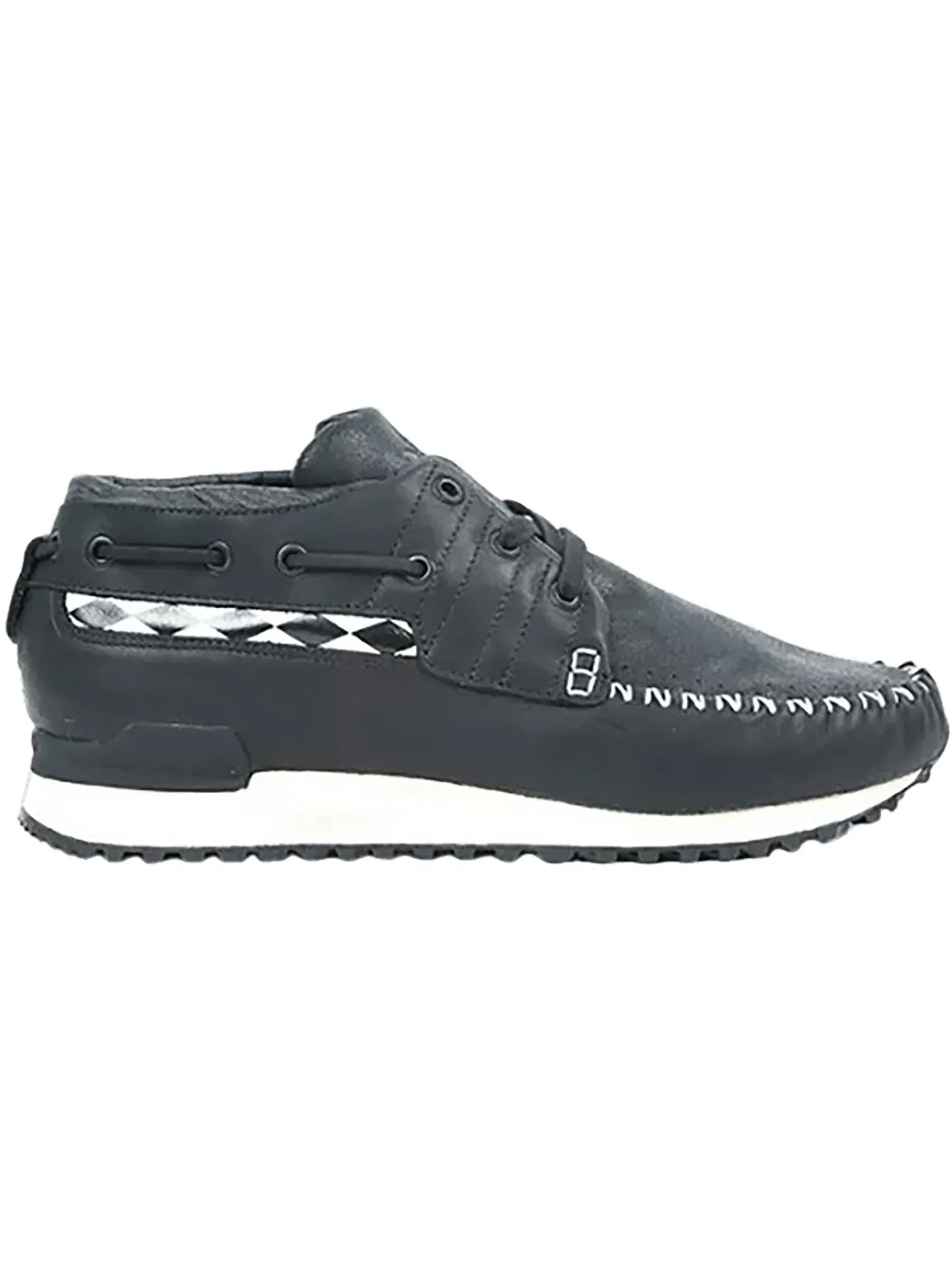 Мужские кроссовки Lifestyle Adidas ZX 700 Boat — изображение 1 из 1, черный/черный/белый