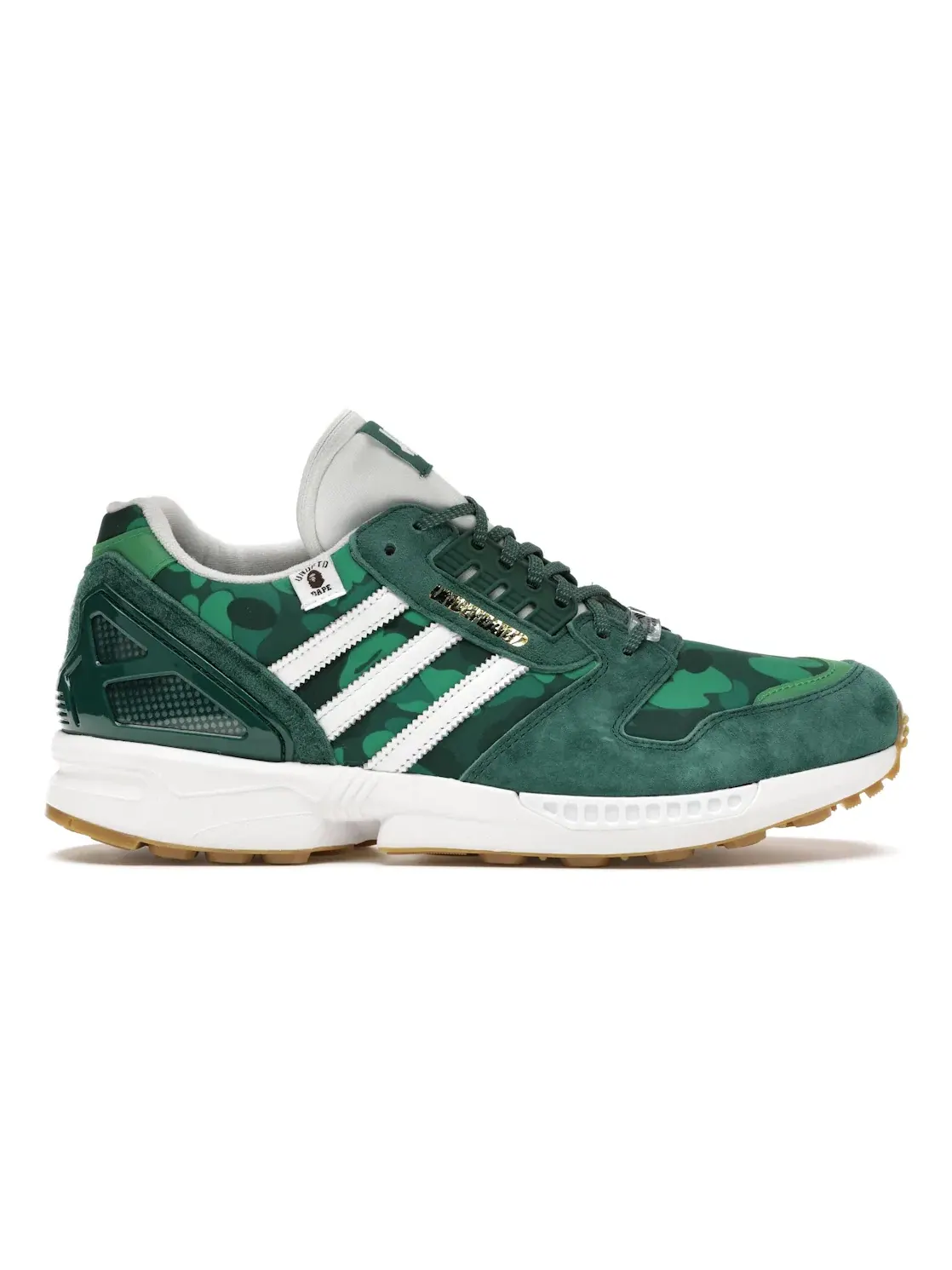 Мужские кроссовки Lifestyle с камуфляжным принтом Adidas ZX 8000 — изображение 1 из 4, зеленый/зеленый/белый