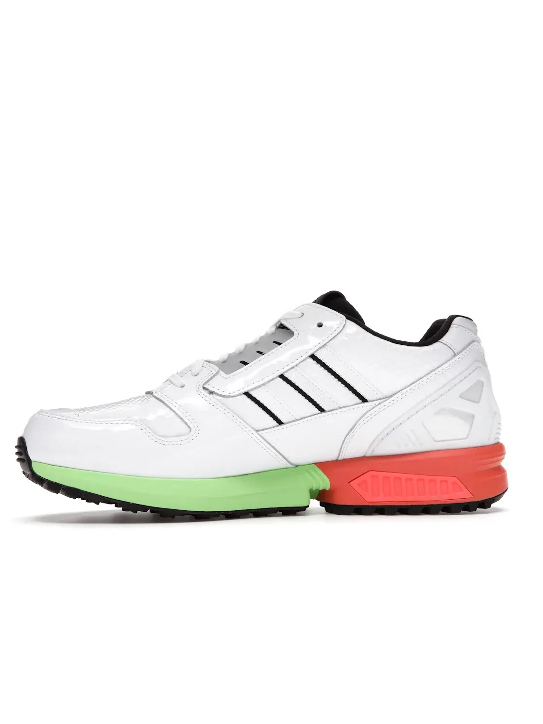Мужские кроссовки для гольфа с принтом Adidas ZX 8000 Adidas — изображение 3 из 4, белый/оранжевый