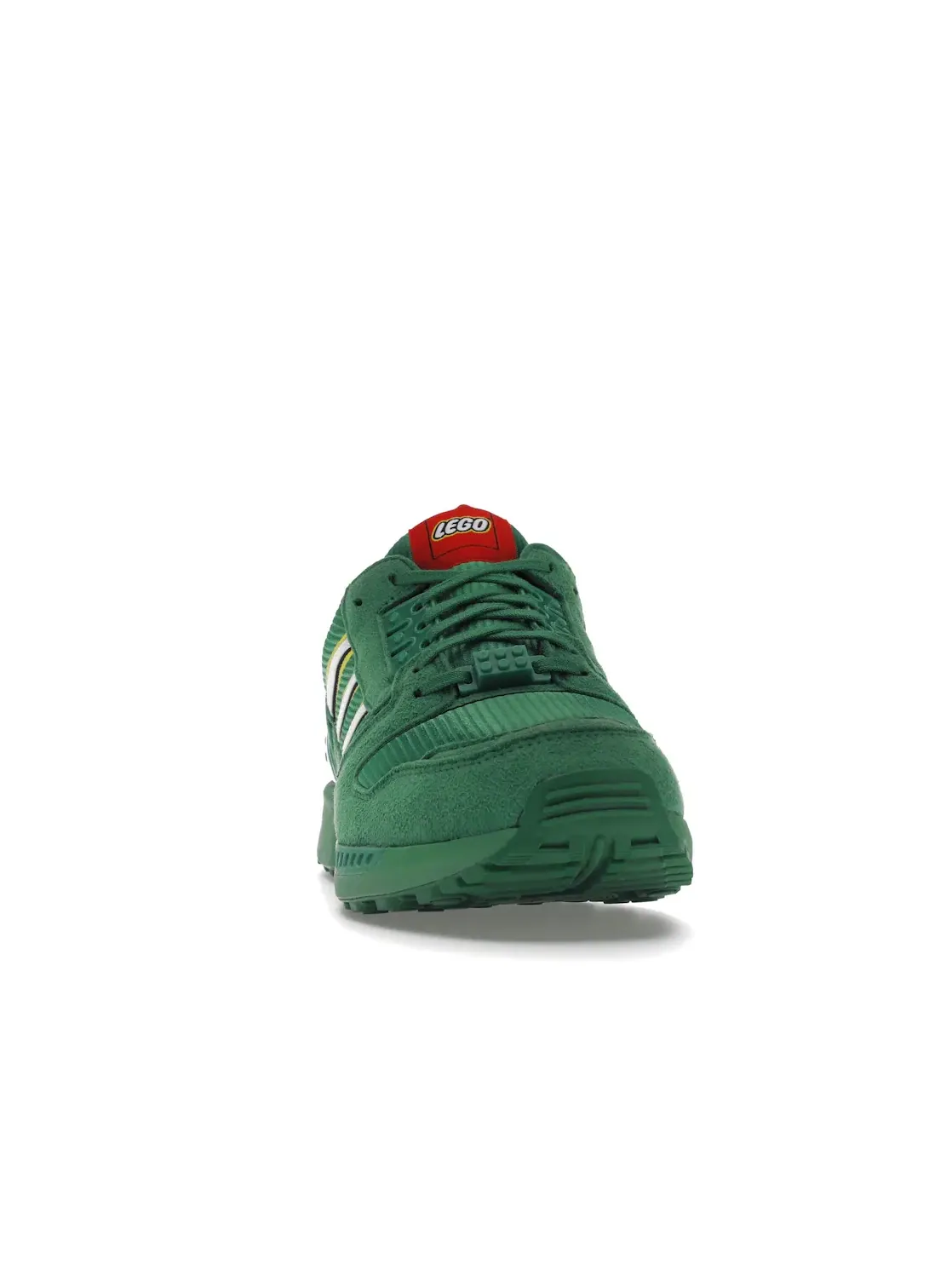 Мужские кроссовки Lifestyle с принтом LEGO Adidas ZX 8000 — изображение 2 из 4, зеленый зеленый белый