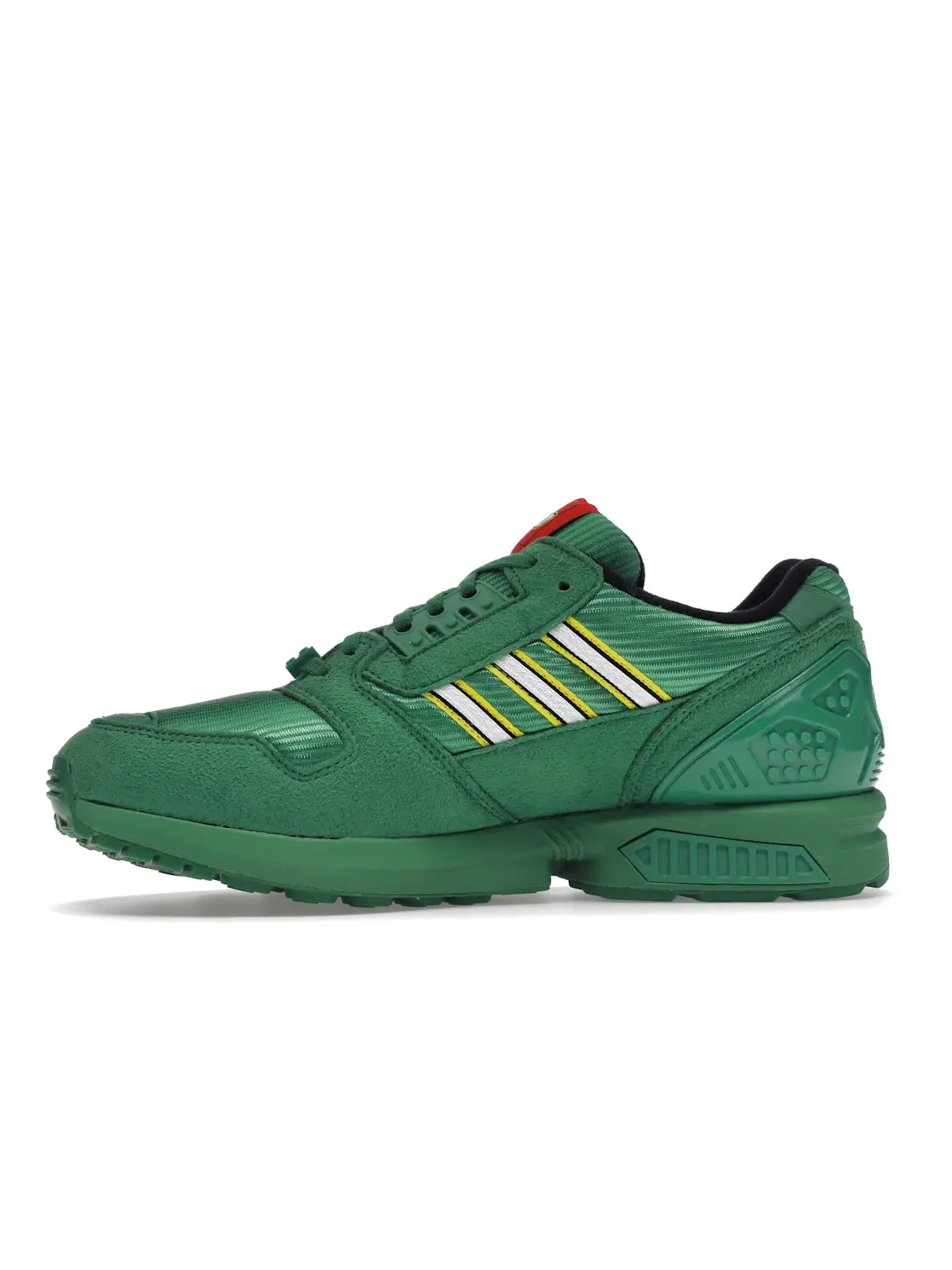 Мужские кроссовки Lifestyle с принтом LEGO Adidas ZX 8000 — изображение 3 из 4, зеленый зеленый белый
