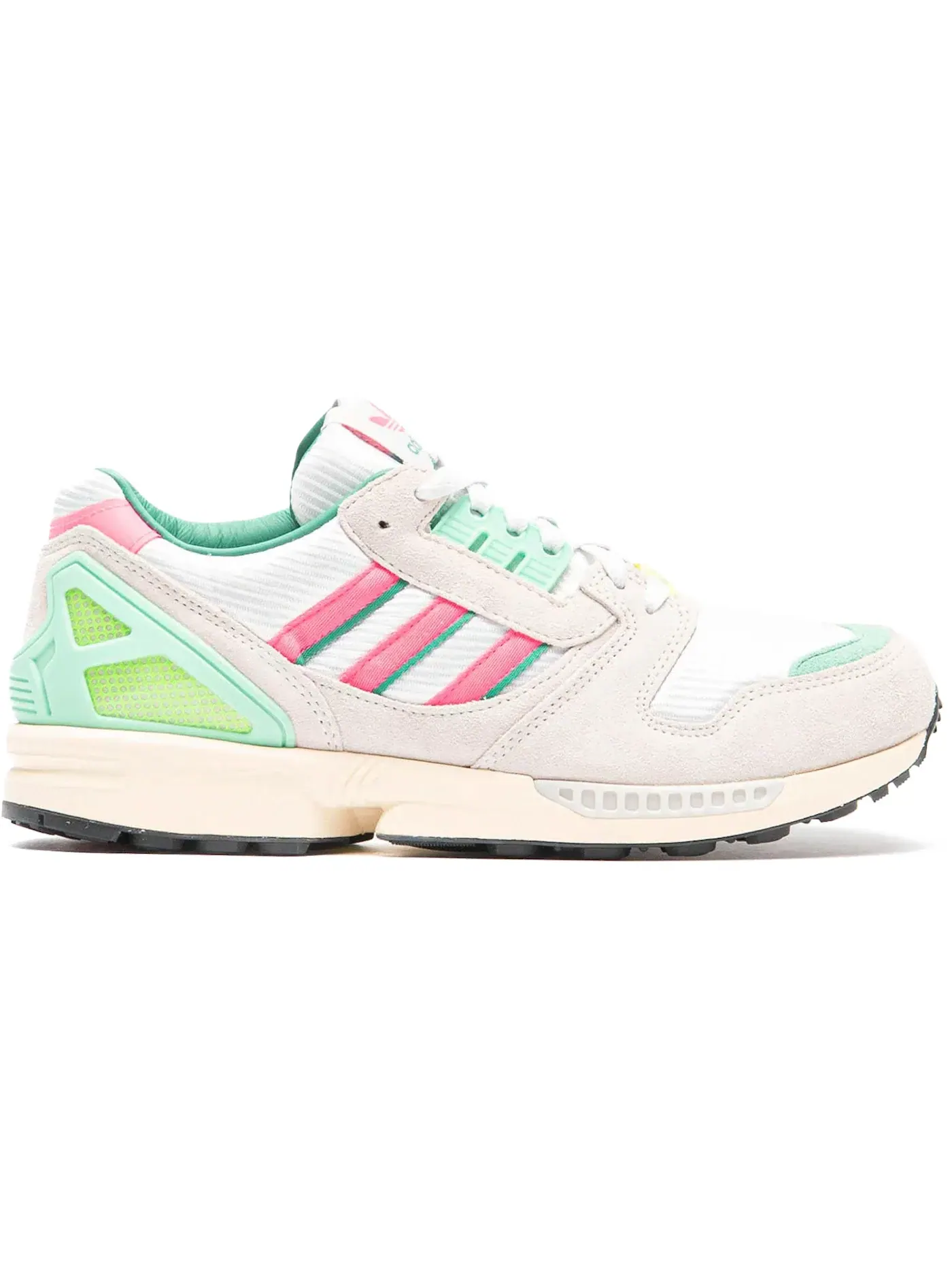 Мужские кроссовки Lifestyle Adidas ZX 8000 Made in Germany — изображение 1 из 1, белый/розовый/зеленый