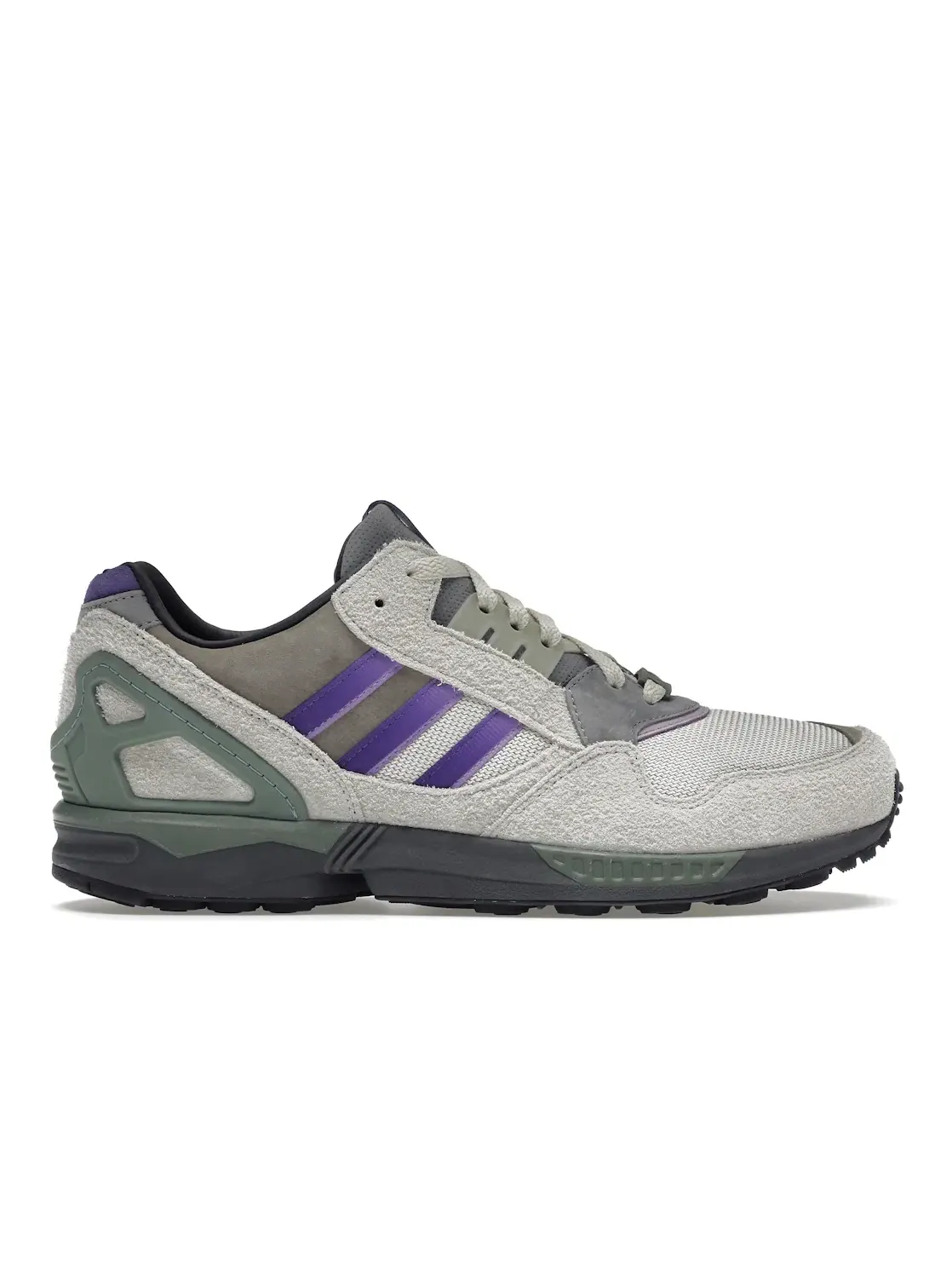 Мужские кроссовки Lifestyle с принтом Adidas ZX 9000 Adidas — изображение 1 из 4, серый/фиолетовый/зеленый