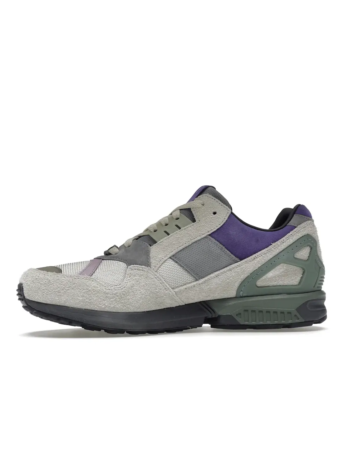 Мужские кроссовки Lifestyle с принтом Adidas ZX 9000 Adidas — изображение 3 из 4, серый/фиолетовый/зеленый