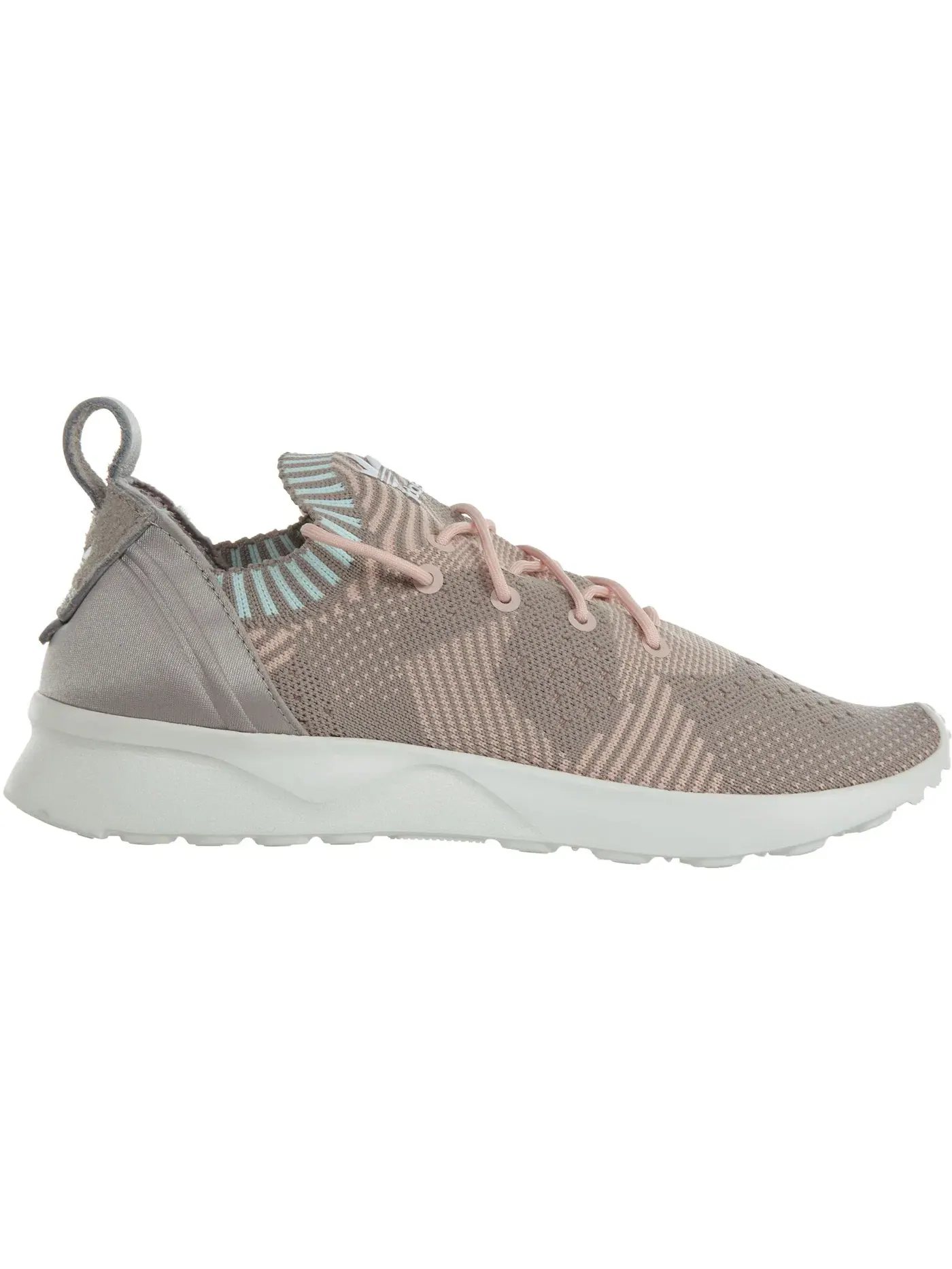 Женские кроссовки Lifestyle Adidas Zx Flux Adv Virtue Pk — изображение 1 из 1, серый/розовый-белый